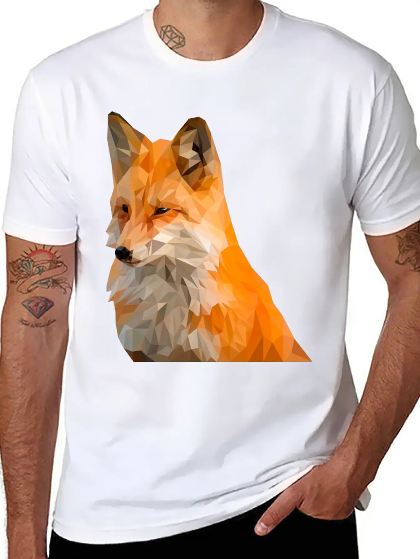 Fox Unisex Short Sleeve Soft Cotton T-Shirt – Casual Everyday Wear