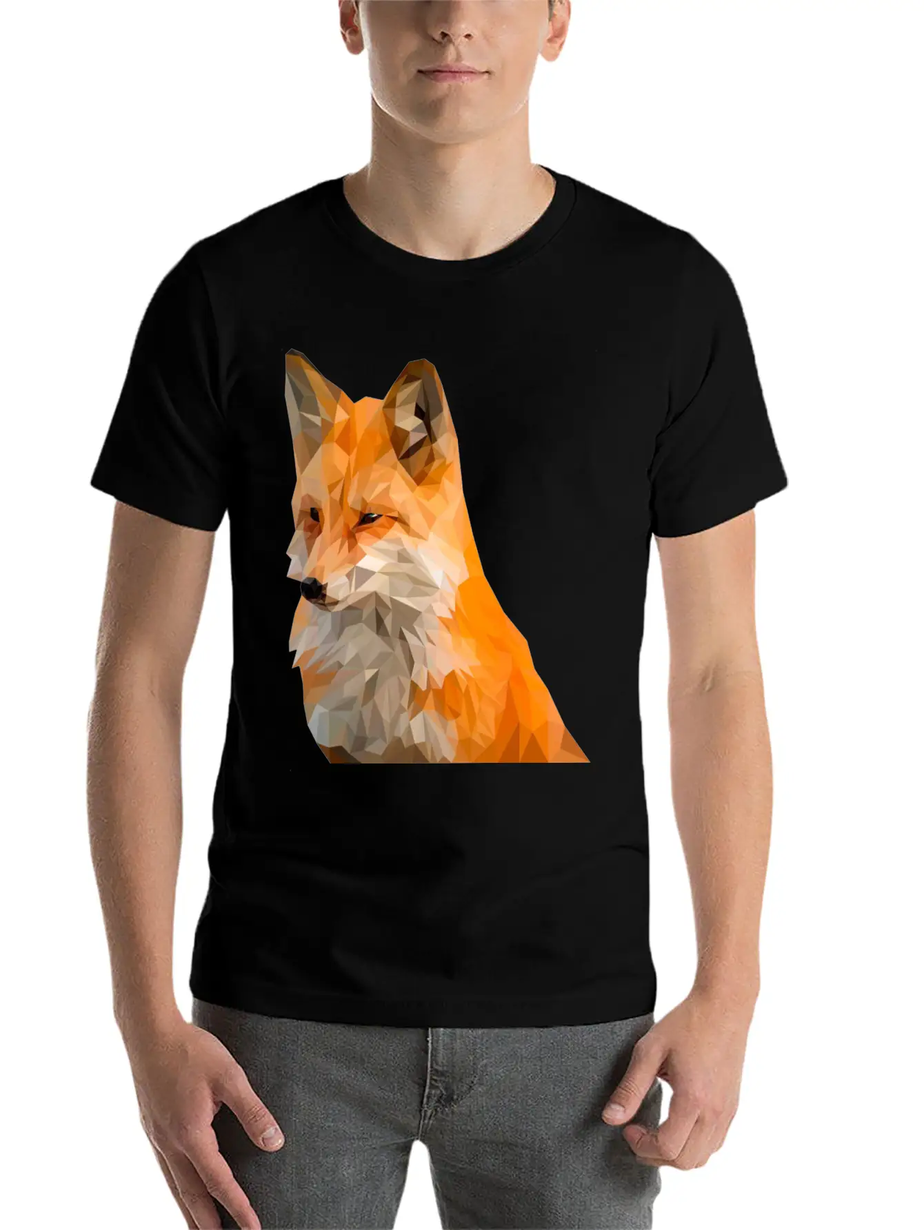 Fox Unisex Short Sleeve Soft Cotton T-Shirt – Casual Everyday Wear