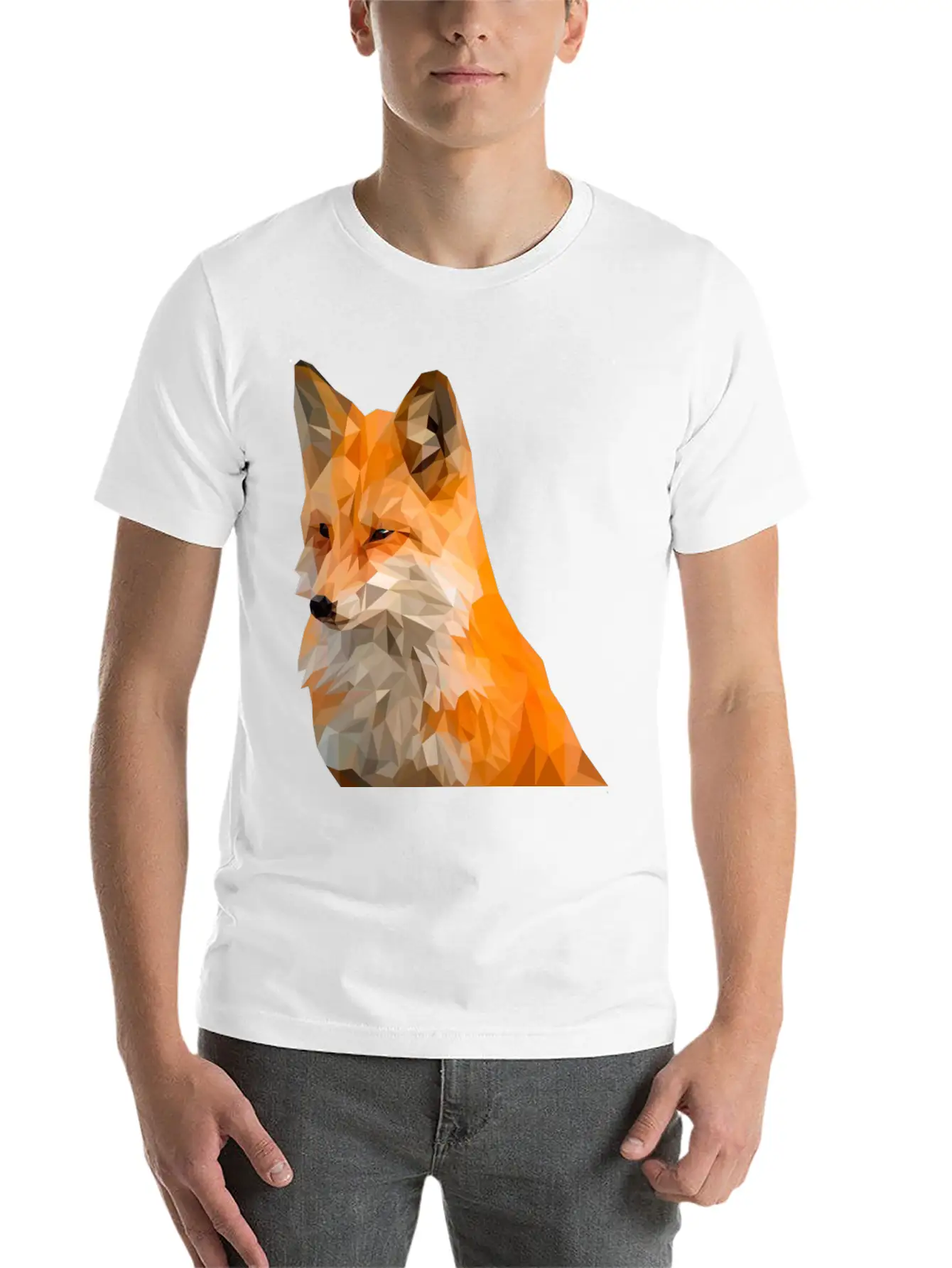 Fox Unisex Short Sleeve Soft Cotton T-Shirt – Casual Everyday Wear