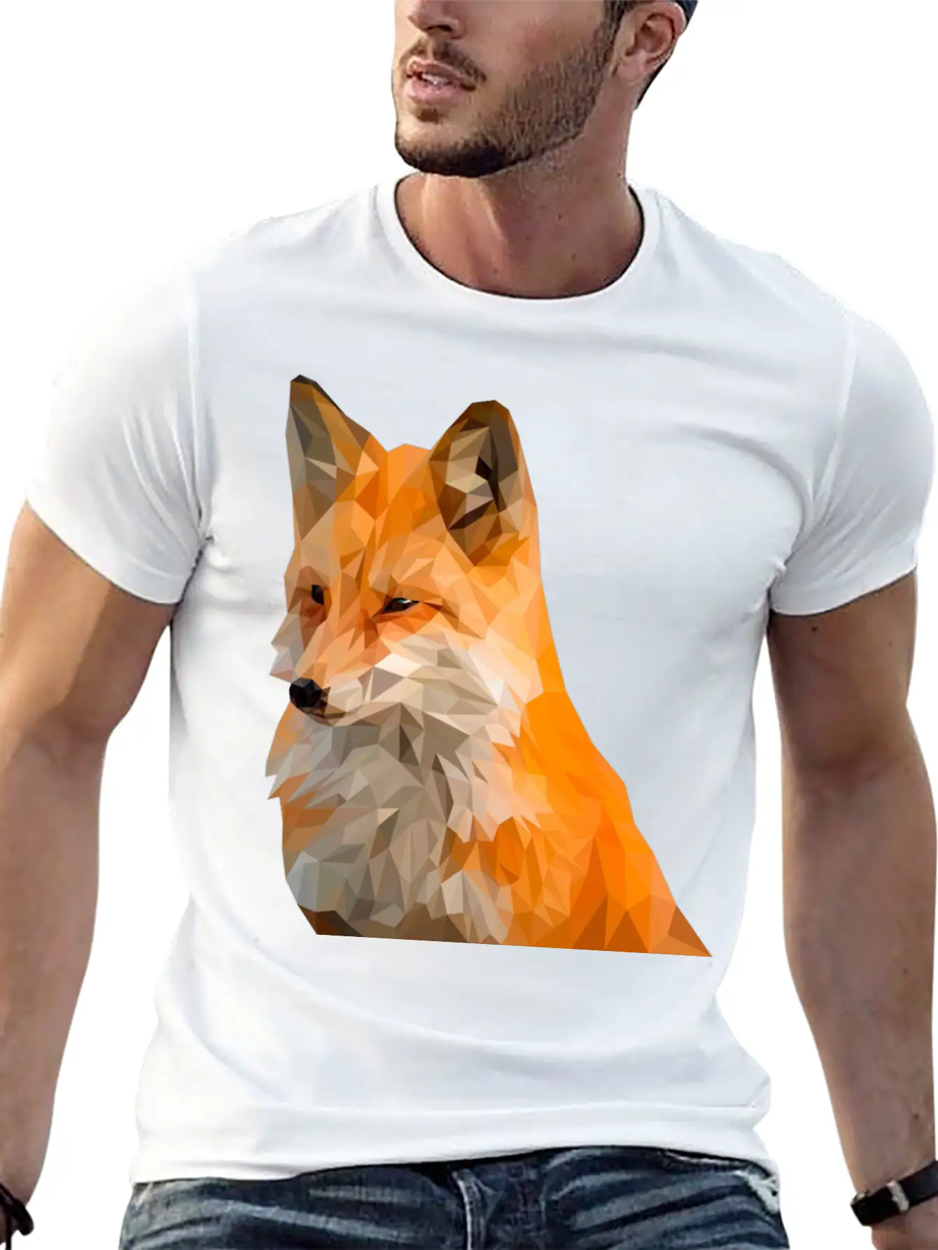 Fox Unisex Short Sleeve Soft Cotton T-Shirt – Casual Everyday Wear