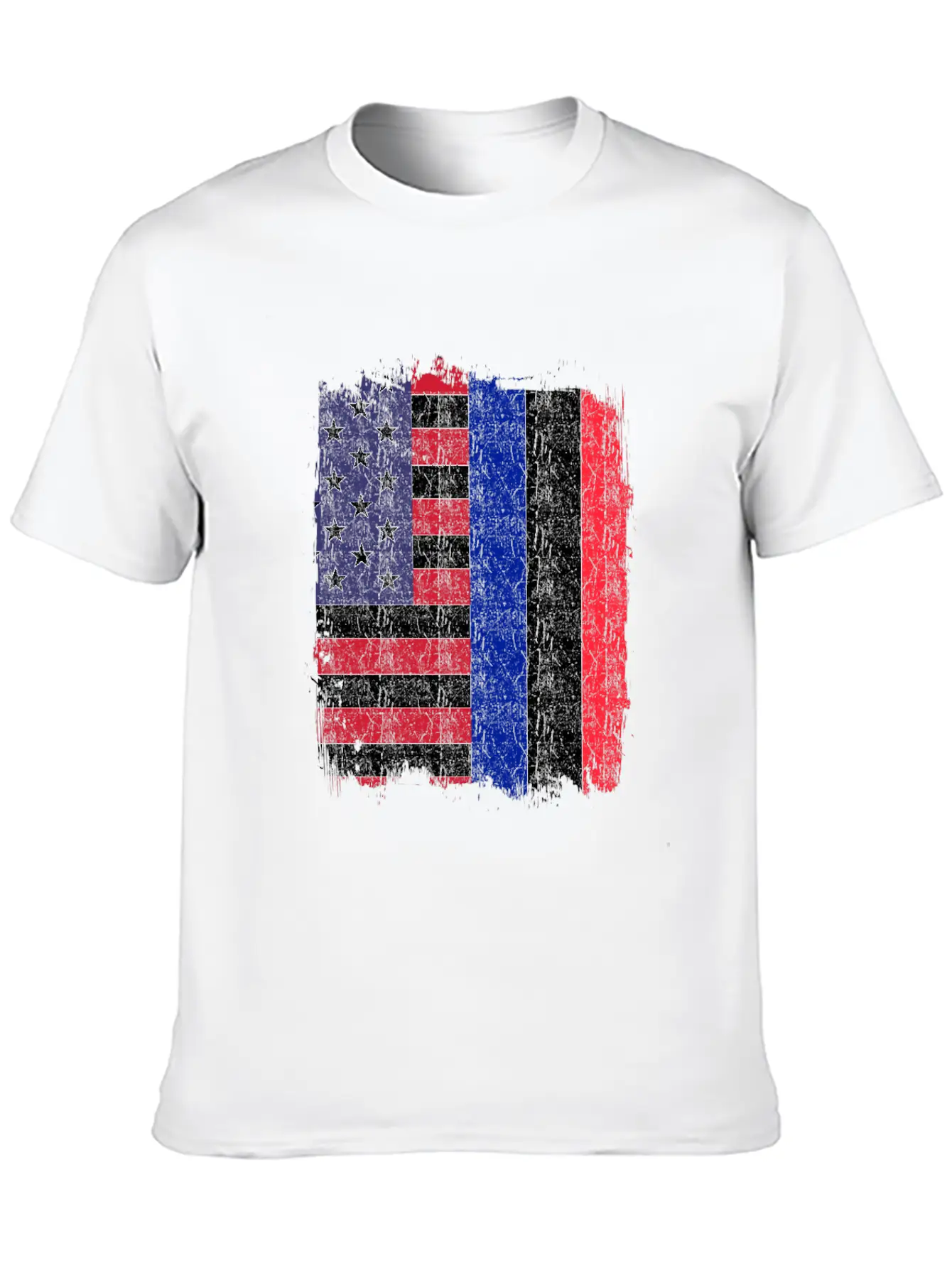 France USA French Flag Comfortable Minimalist Graphic Tee – Summer Style Essential