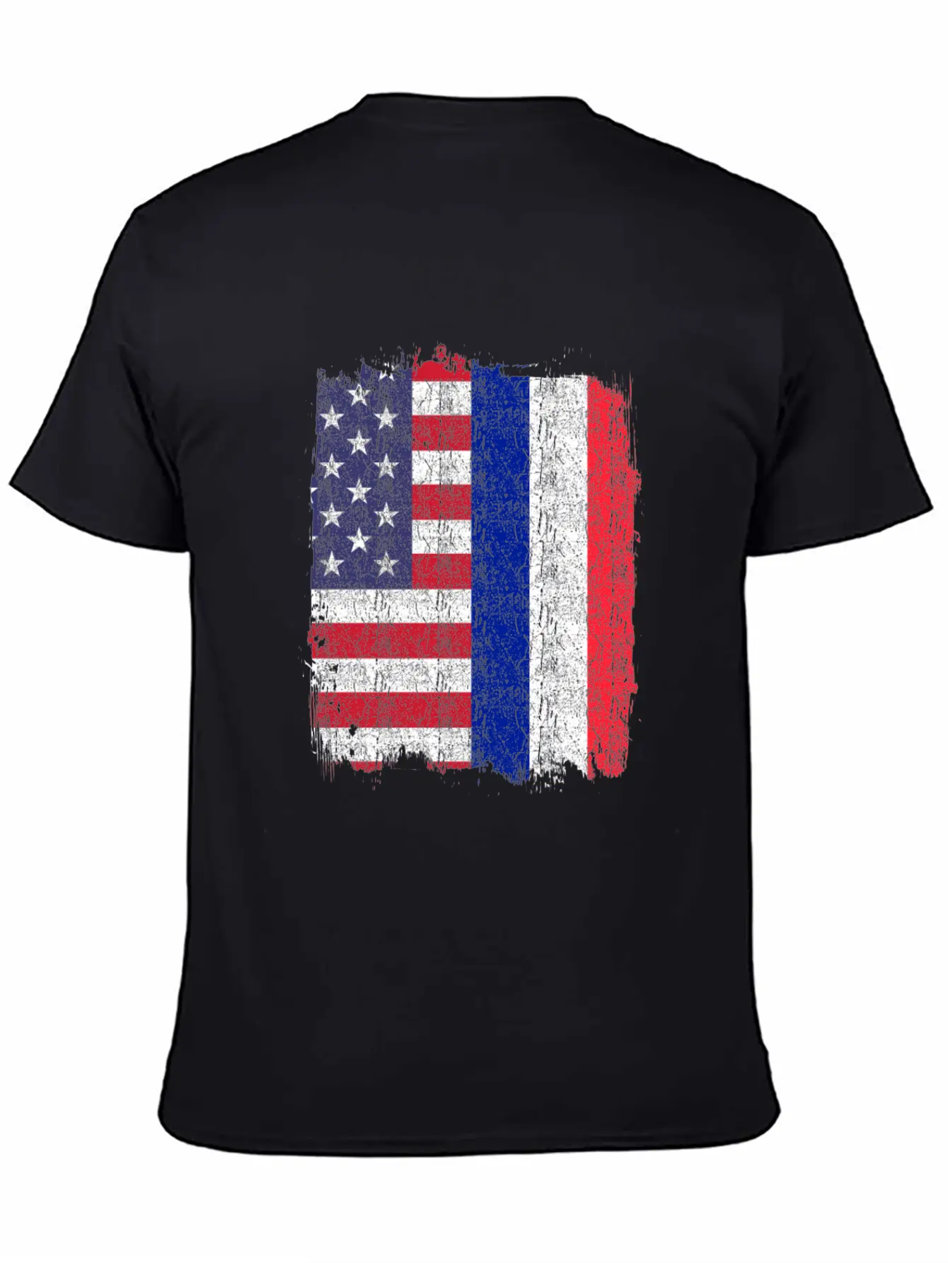 France USA French Flag Comfortable Minimalist Graphic Tee – Summer Style Essential