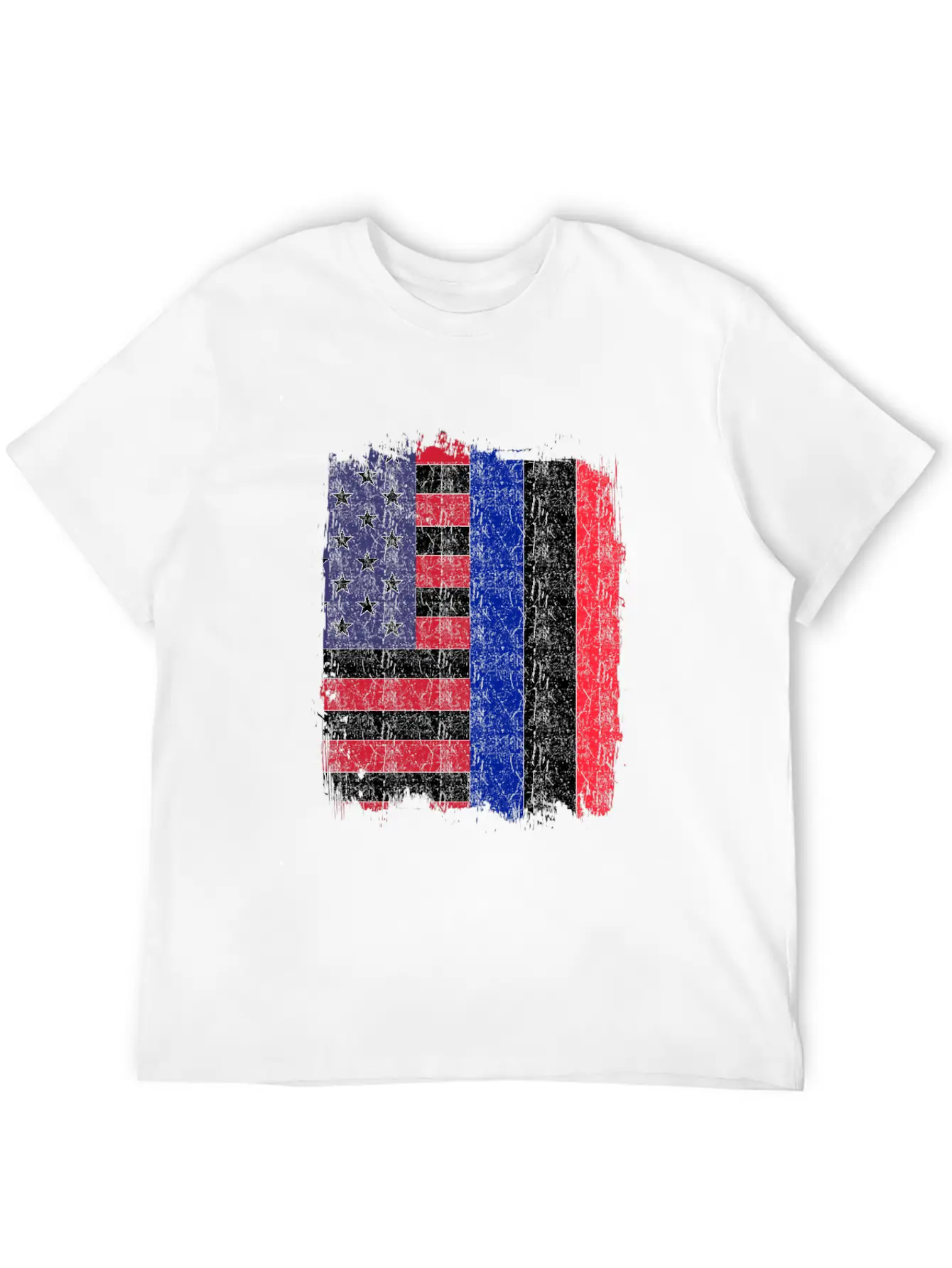 France USA French Flag Comfortable Minimalist Graphic Tee – Summer Style Essential