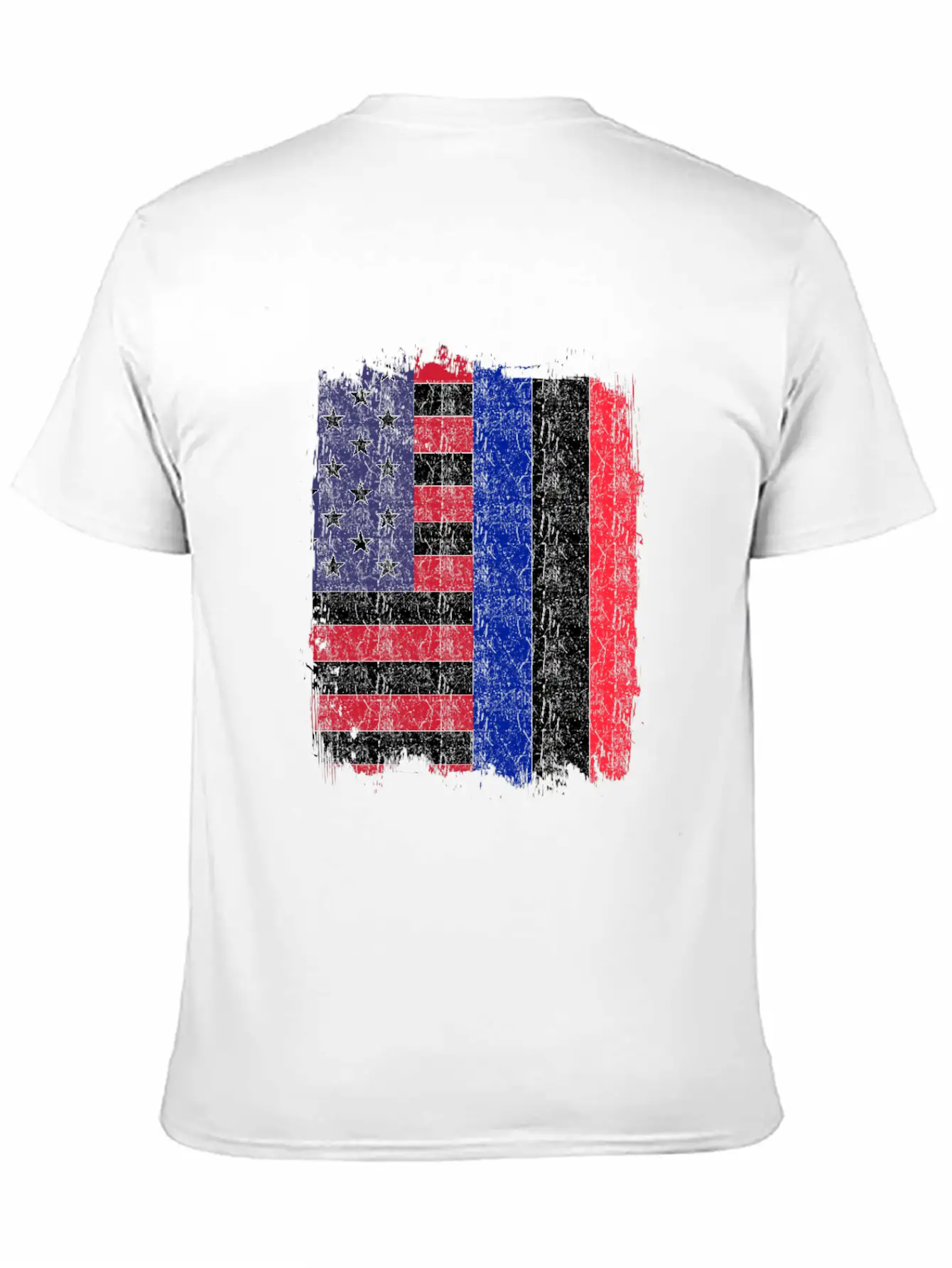 France USA French Flag Comfortable Minimalist Graphic Tee – Summer Style Essential