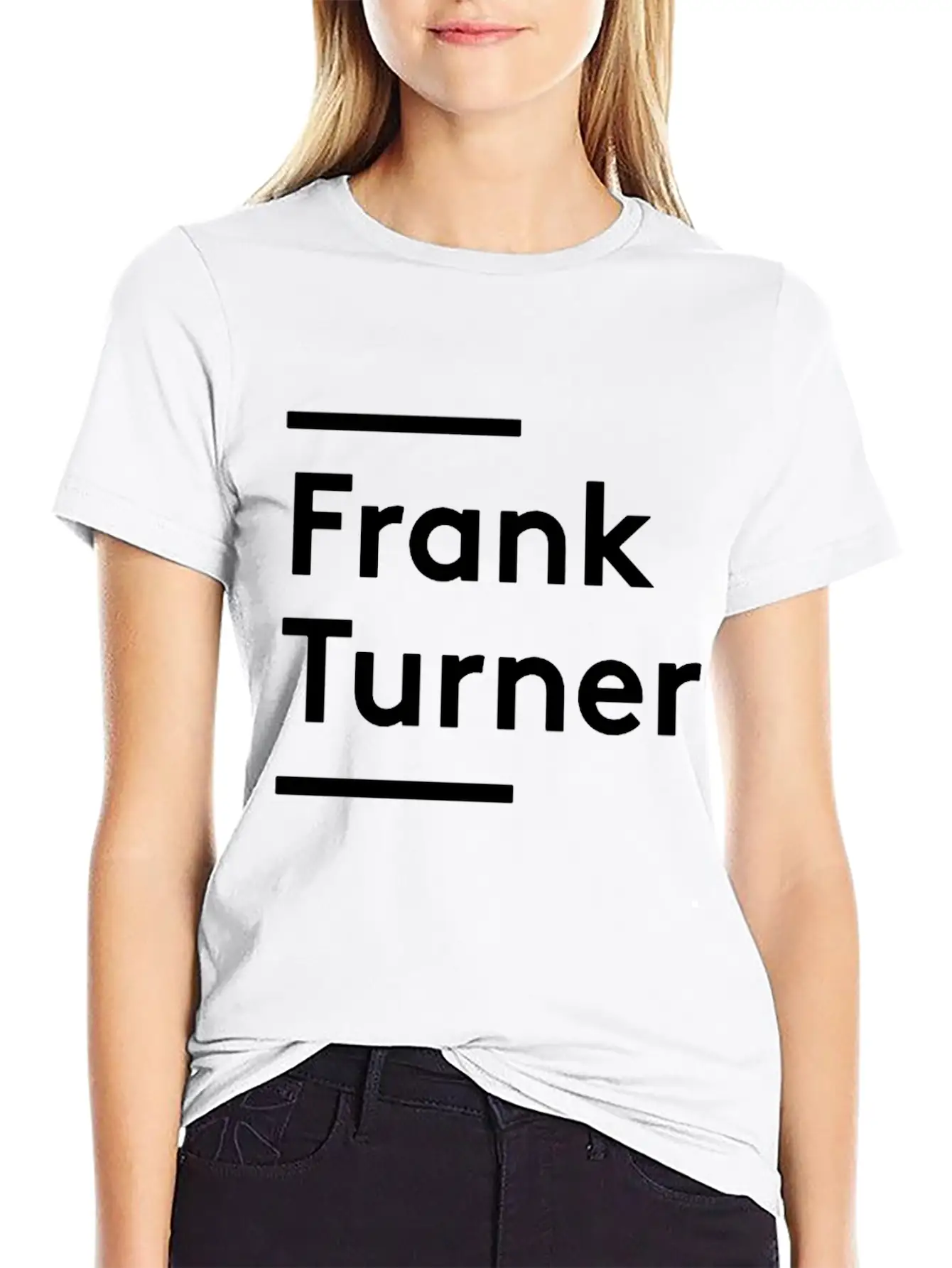 Frank Turner Merch Band Comfortable Minimalist Graphic Tee – Summer Style Essential