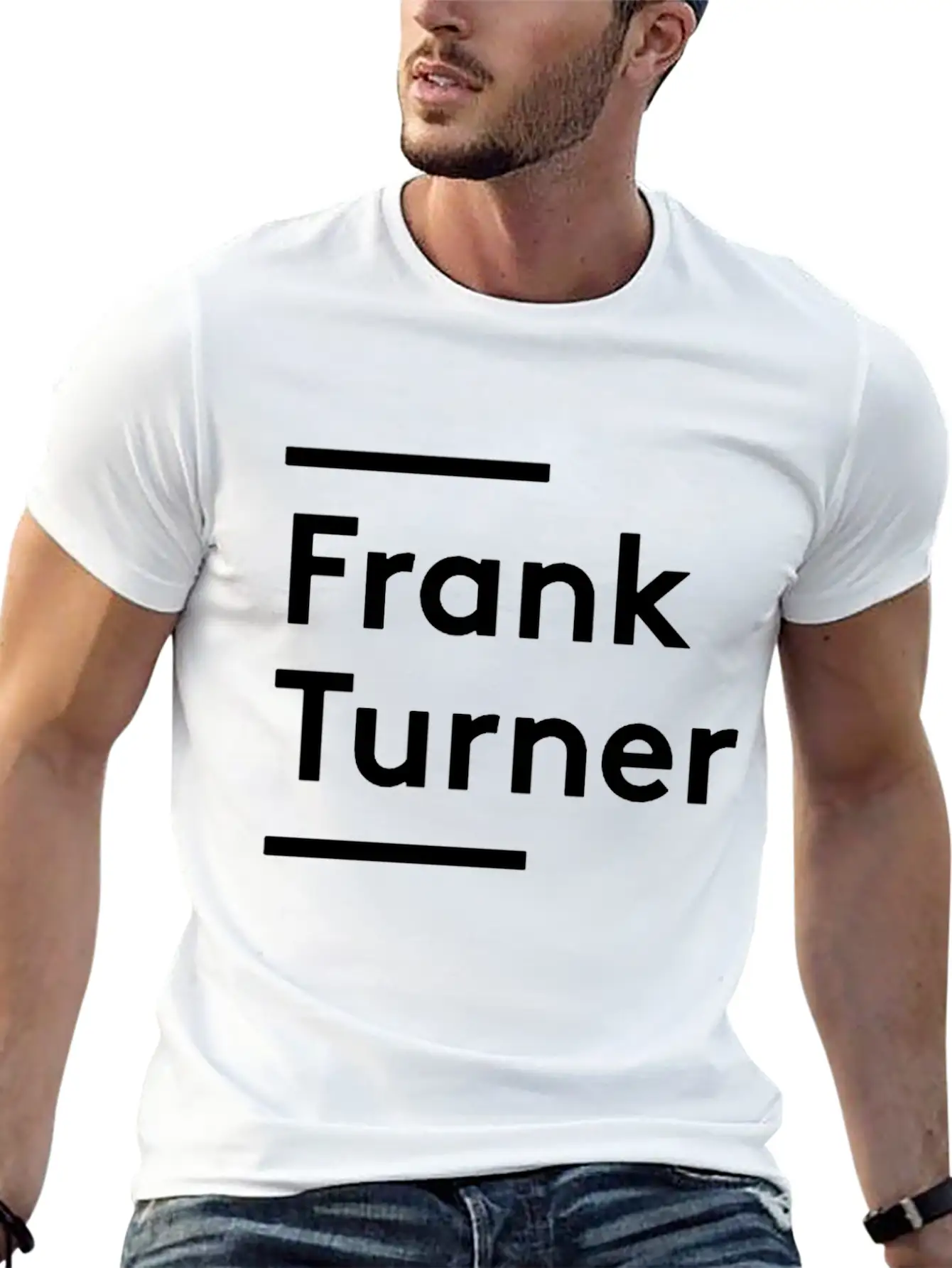 Frank Turner Merch Band Comfortable Minimalist Graphic Tee – Summer Style Essential