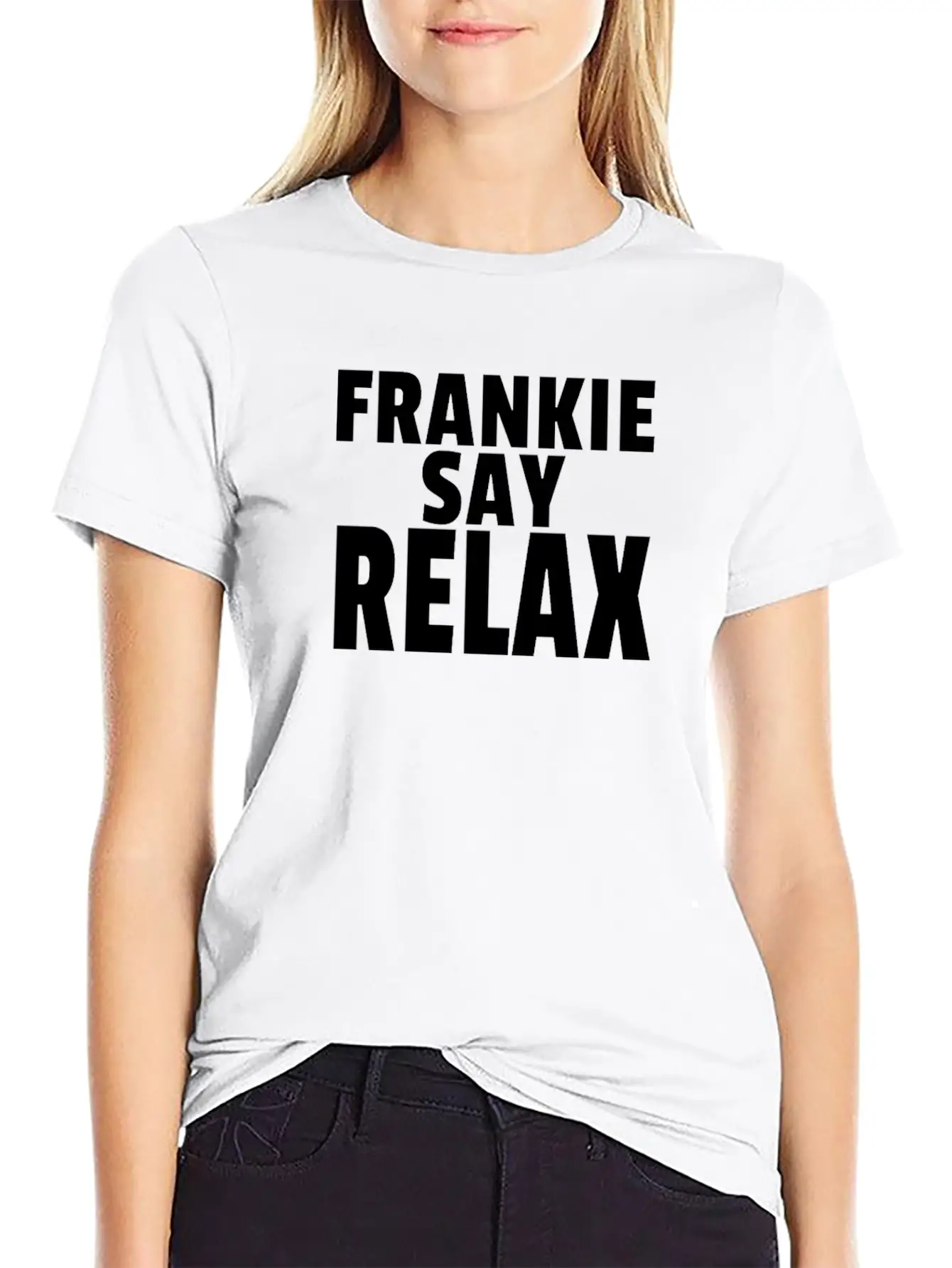 FRANKIE SAY RELAX Stylish Everyday T-Shirt – Unisex Basic Cotton Tee