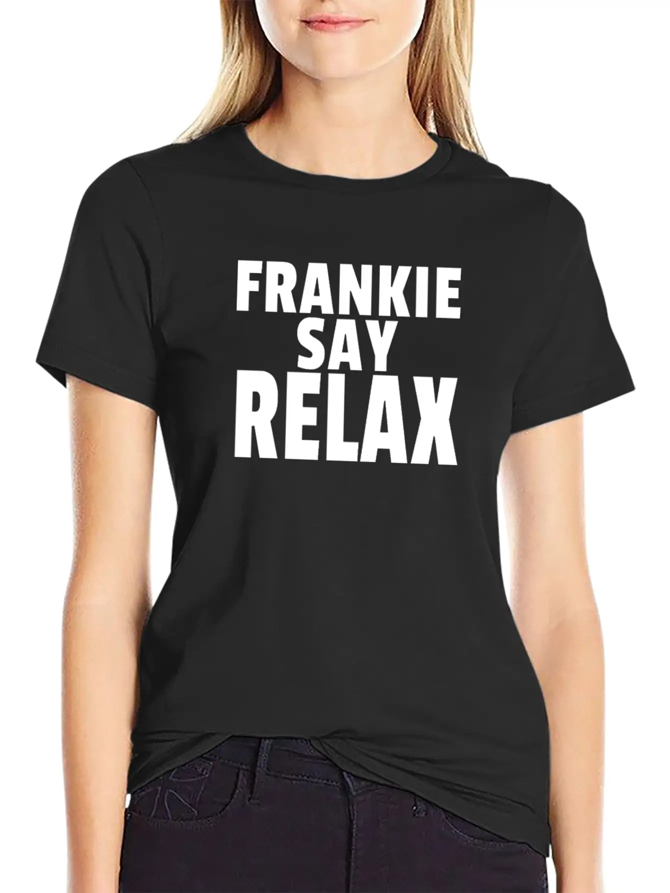 FRANKIE SAY RELAX Stylish Everyday T-Shirt – Unisex Basic Cotton Tee