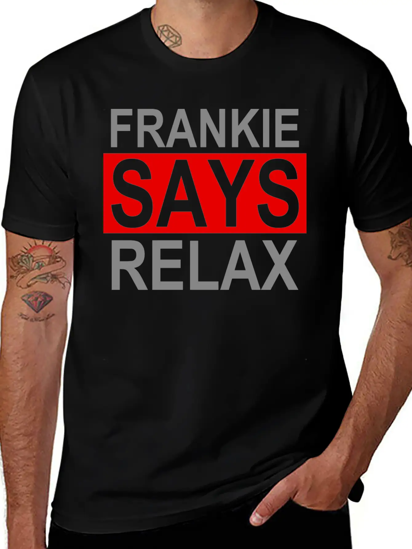 Frankie Says Relax Unisex Casual T-Shirt – Clean Design For Daily Comfort