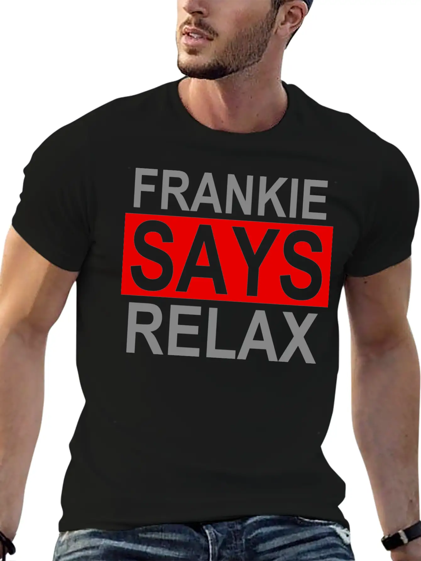 Frankie Says Relax Unisex Casual T-Shirt – Clean Design For Daily Comfort