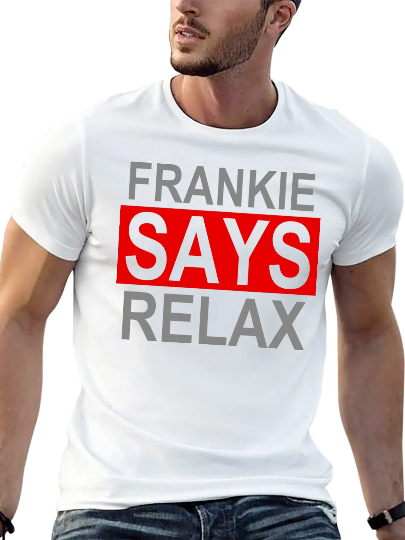 Frankie Says Relax Unisex Casual T-Shirt – Clean Design For Daily Comfort