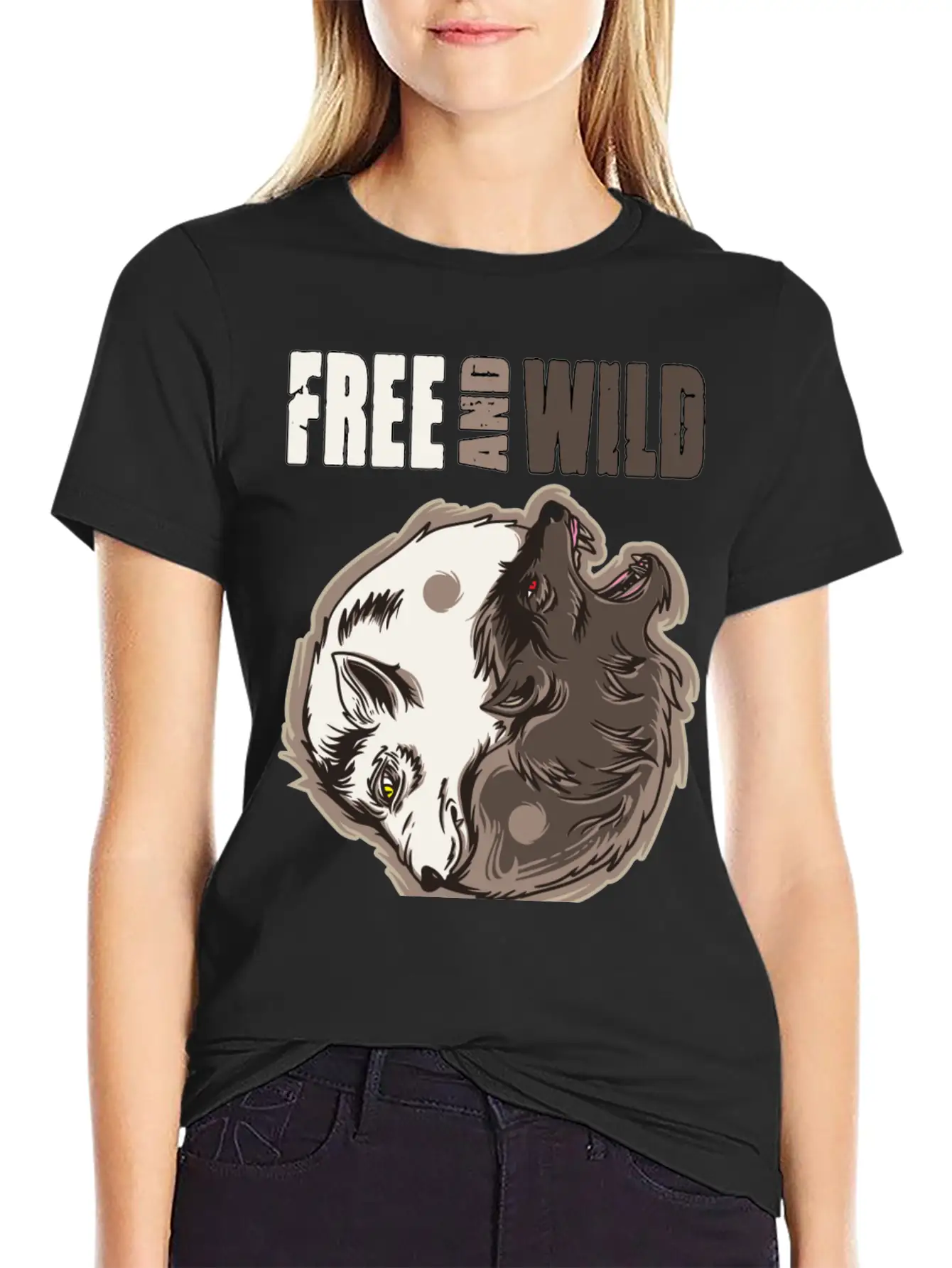 Free And Wild For A Wolf Lover Essential Unisex Summer Tee – Soft Cotton Casual Fit