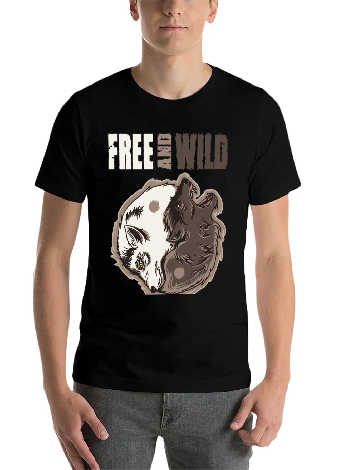 Free And Wild For A Wolf Lover Essential Unisex Summer Tee – Soft Cotton Casual Fit