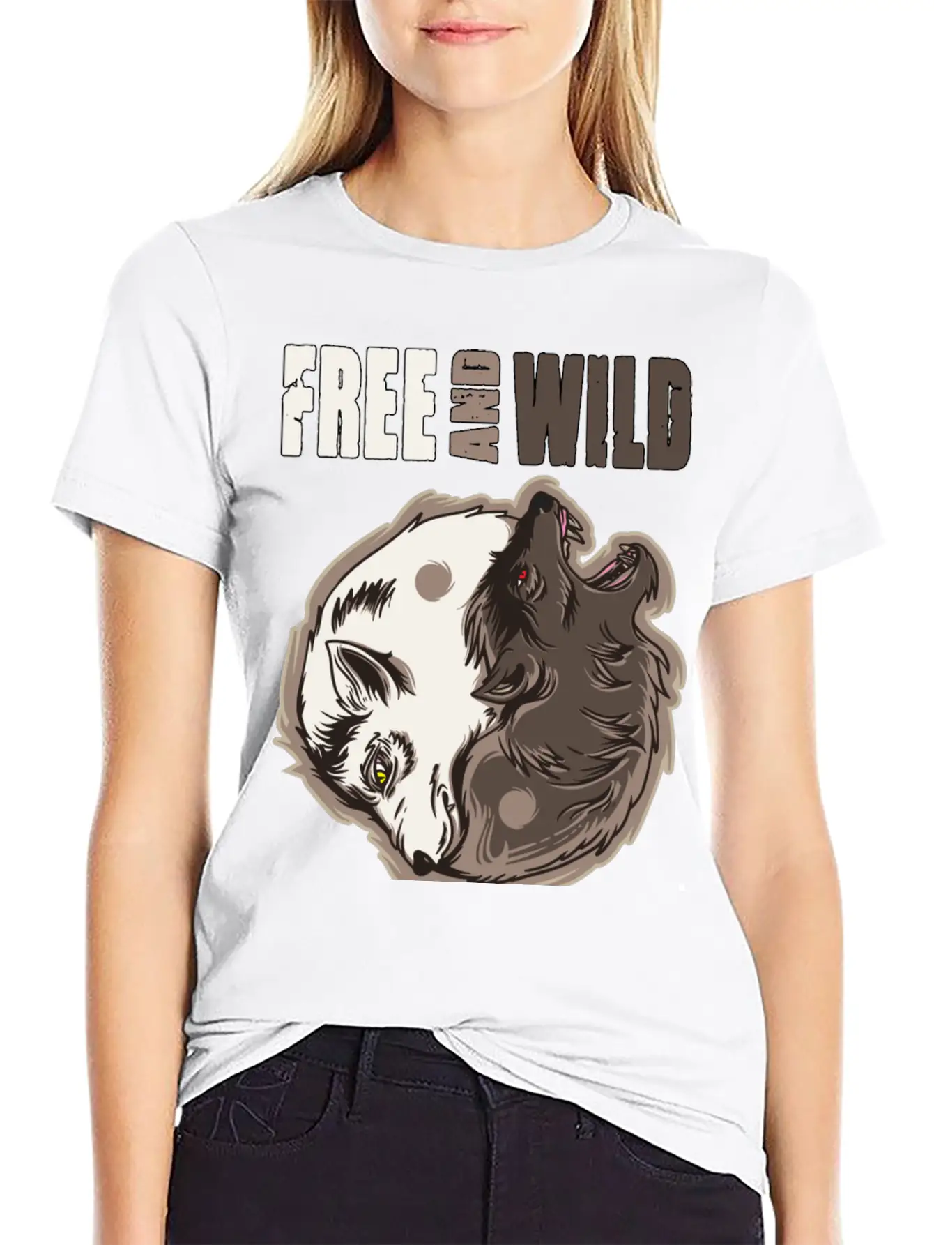 Free And Wild For A Wolf Lover Essential Unisex Summer Tee – Soft Cotton Casual Fit