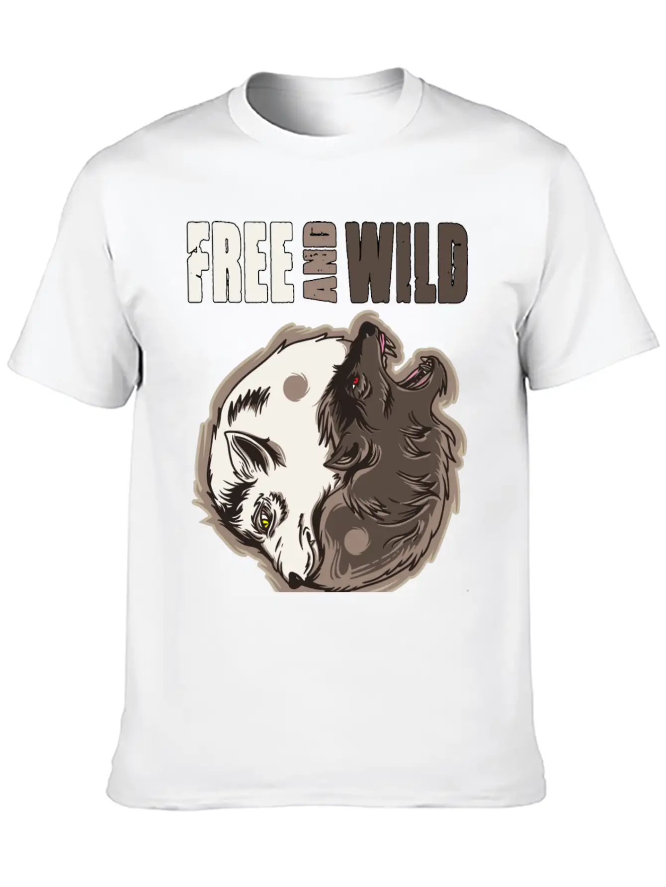 Free And Wild For A Wolf Lover Essential Unisex Summer Tee – Soft Cotton Casual Fit