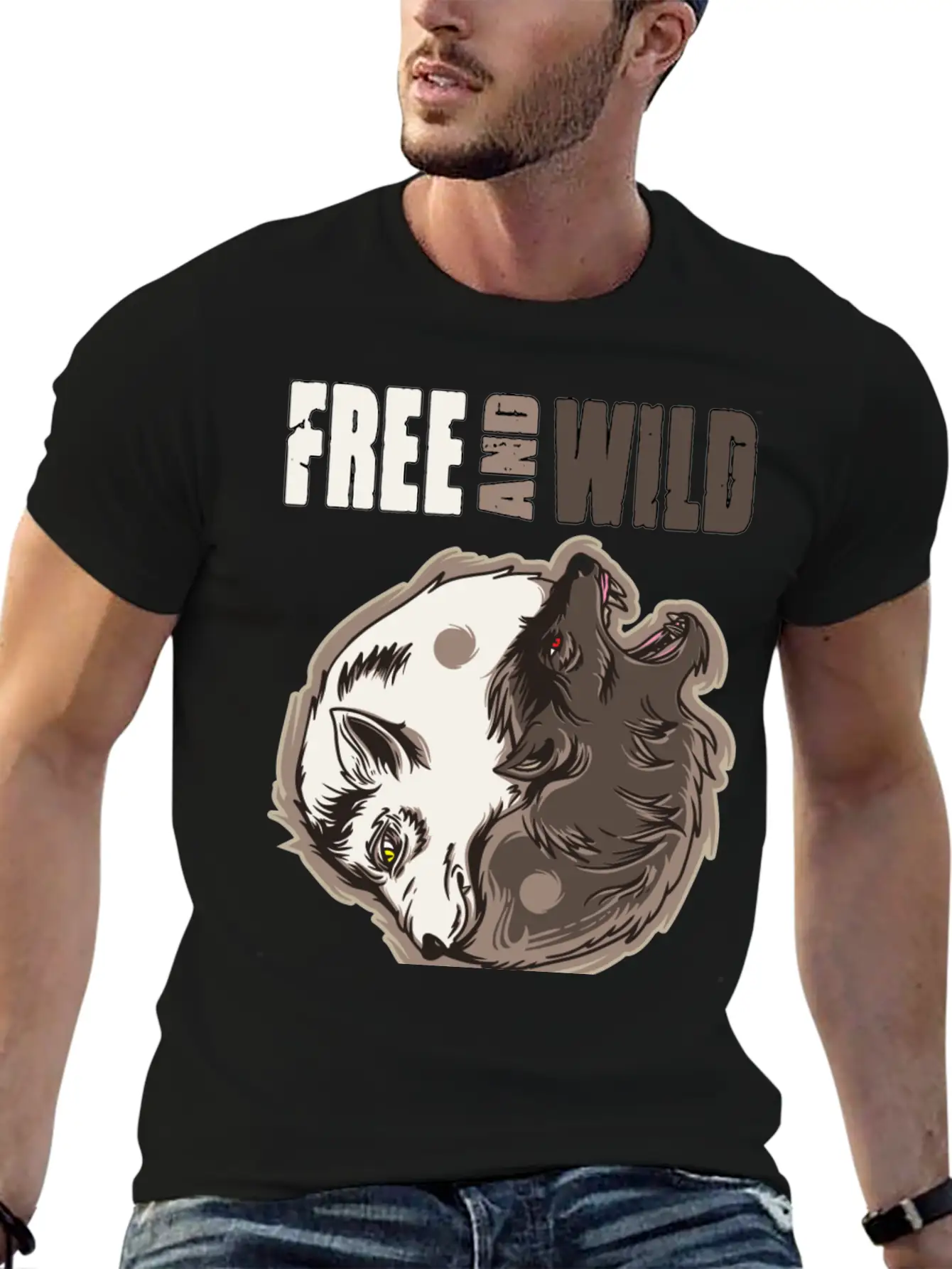 Free And Wild For A Wolf Lover Essential Unisex Summer Tee – Soft Cotton Casual Fit