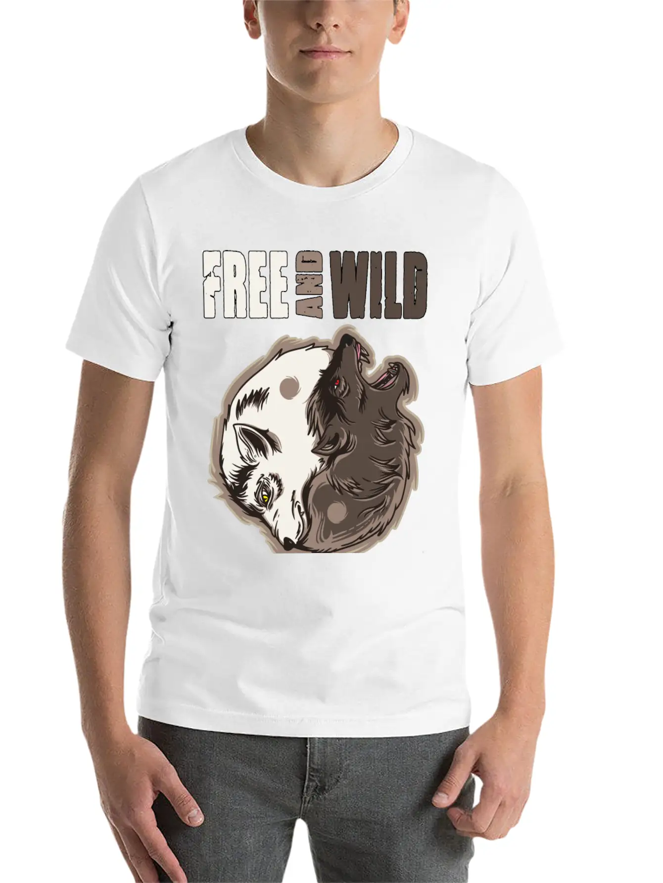 Free And Wild For A Wolf Lover Essential Unisex Summer Tee – Soft Cotton Casual Fit