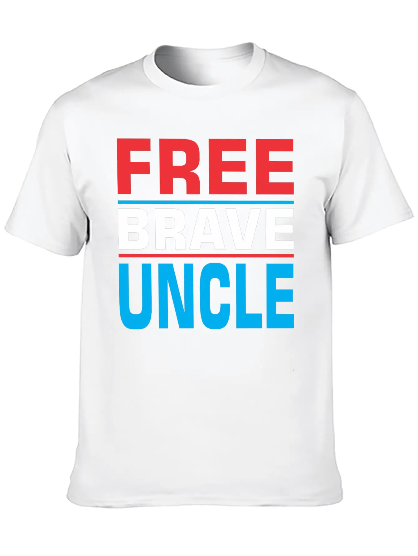 Free Brave Uncle Timeless Short Sleeve Tee – Comfy And Minimalist Design