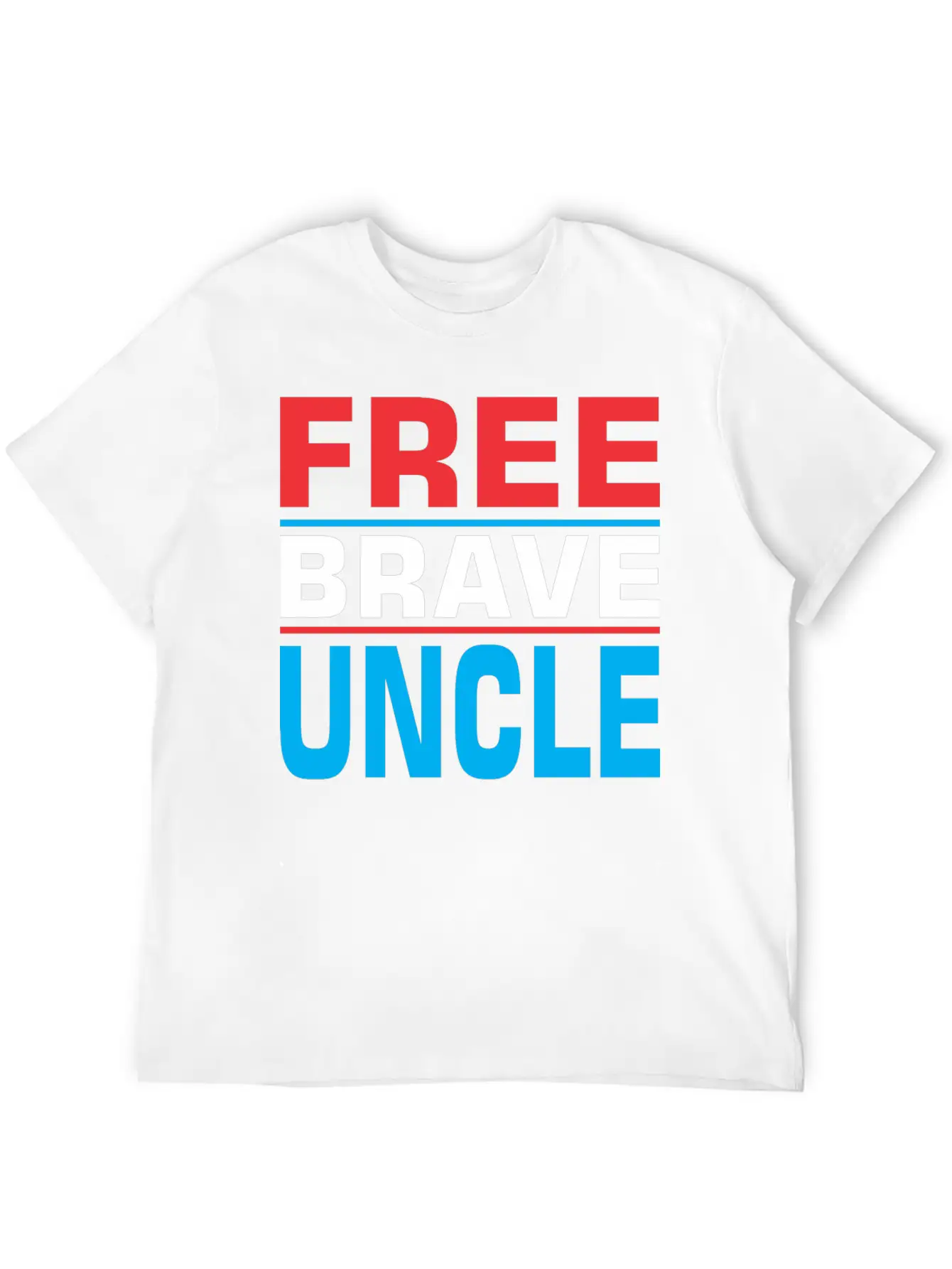 Free Brave Uncle Timeless Short Sleeve Tee – Comfy And Minimalist Design