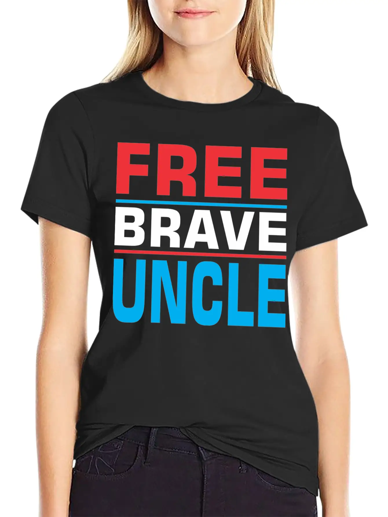 Free Brave Uncle Timeless Short Sleeve Tee – Comfy And Minimalist Design