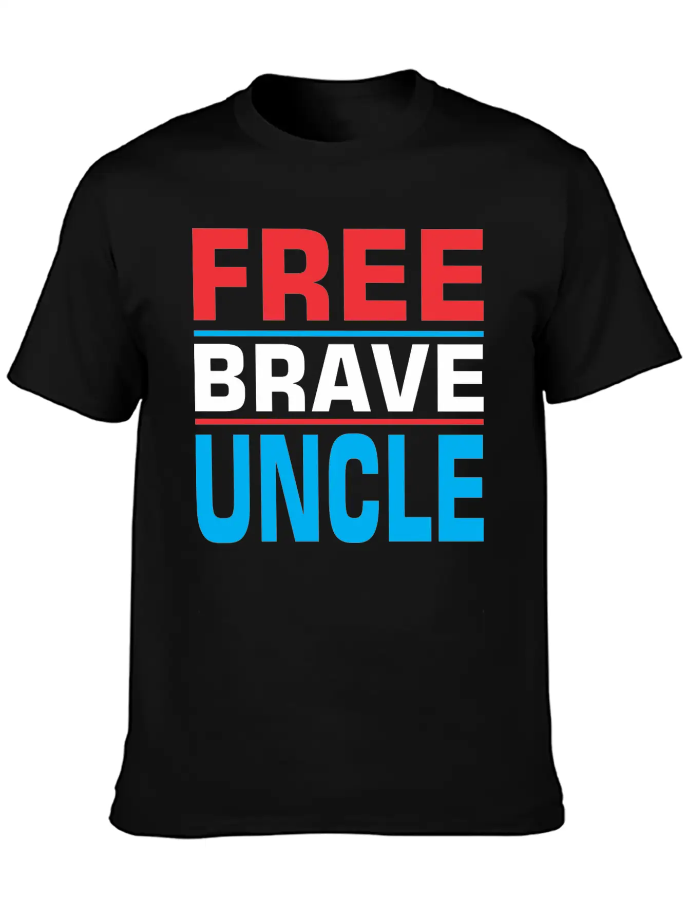 Free Brave Uncle Timeless Short Sleeve Tee – Comfy And Minimalist Design