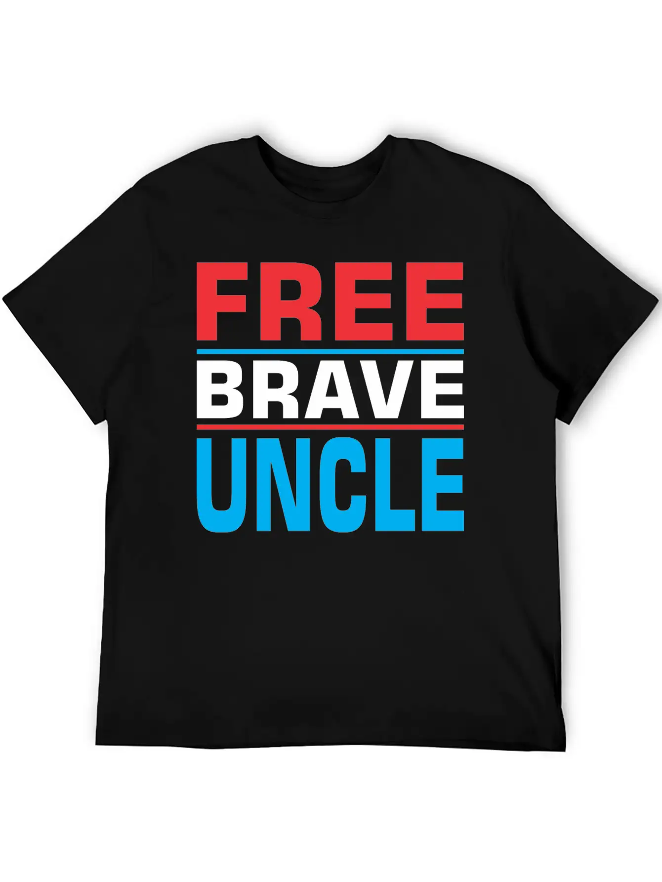 Free Brave Uncle Timeless Short Sleeve Tee – Comfy And Minimalist Design
