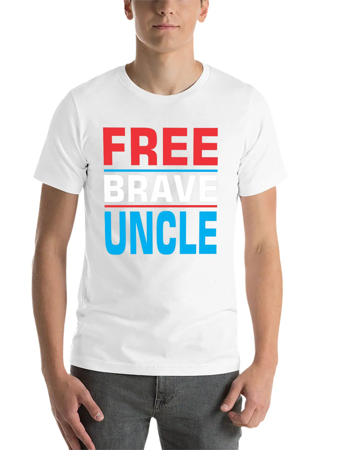 Free Brave Uncle Timeless Short Sleeve Tee – Comfy And Minimalist Design