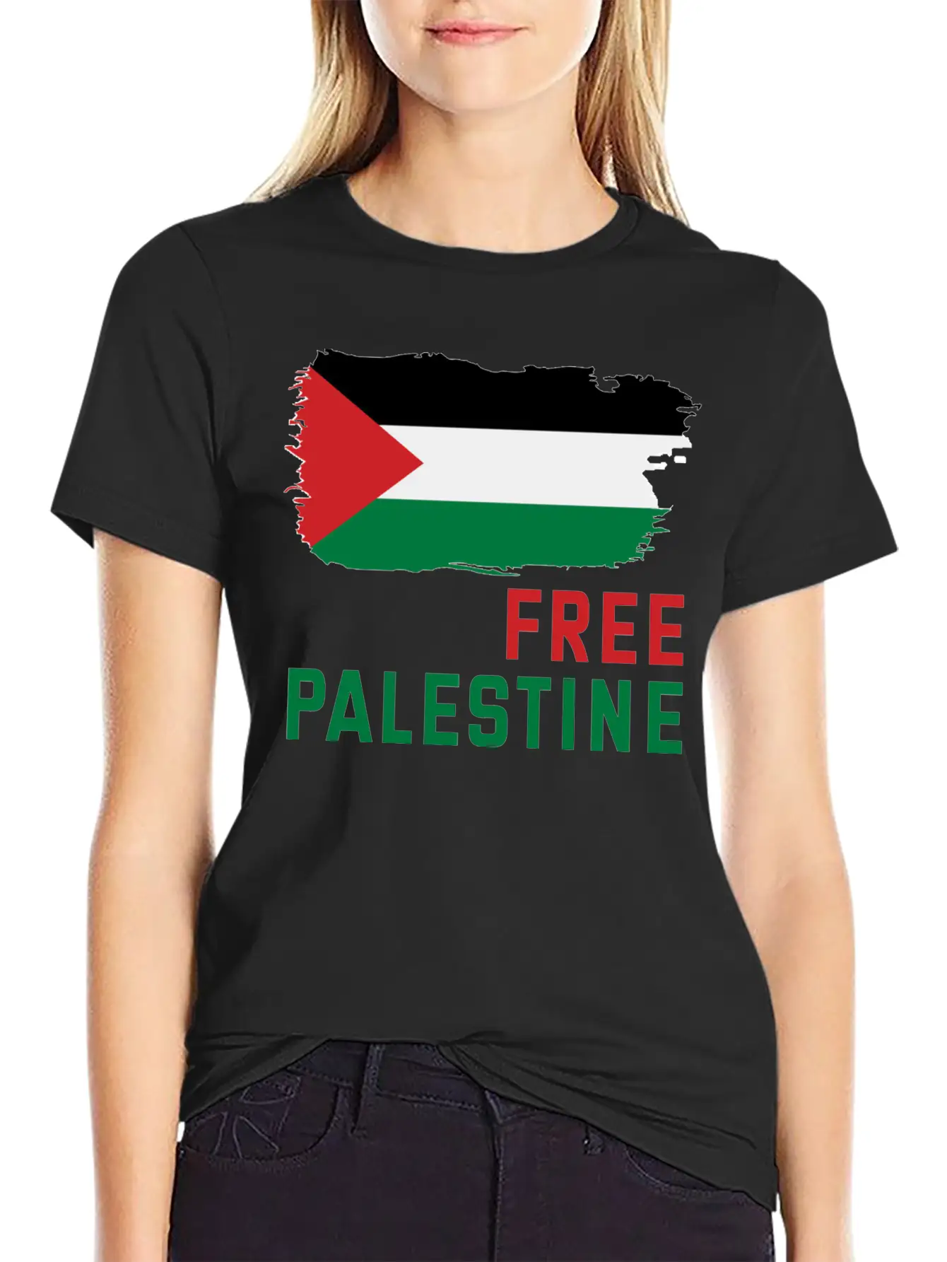 Free Palestine Unisex Short Sleeve Soft Cotton T-Shirt – Casual Everyday Wear