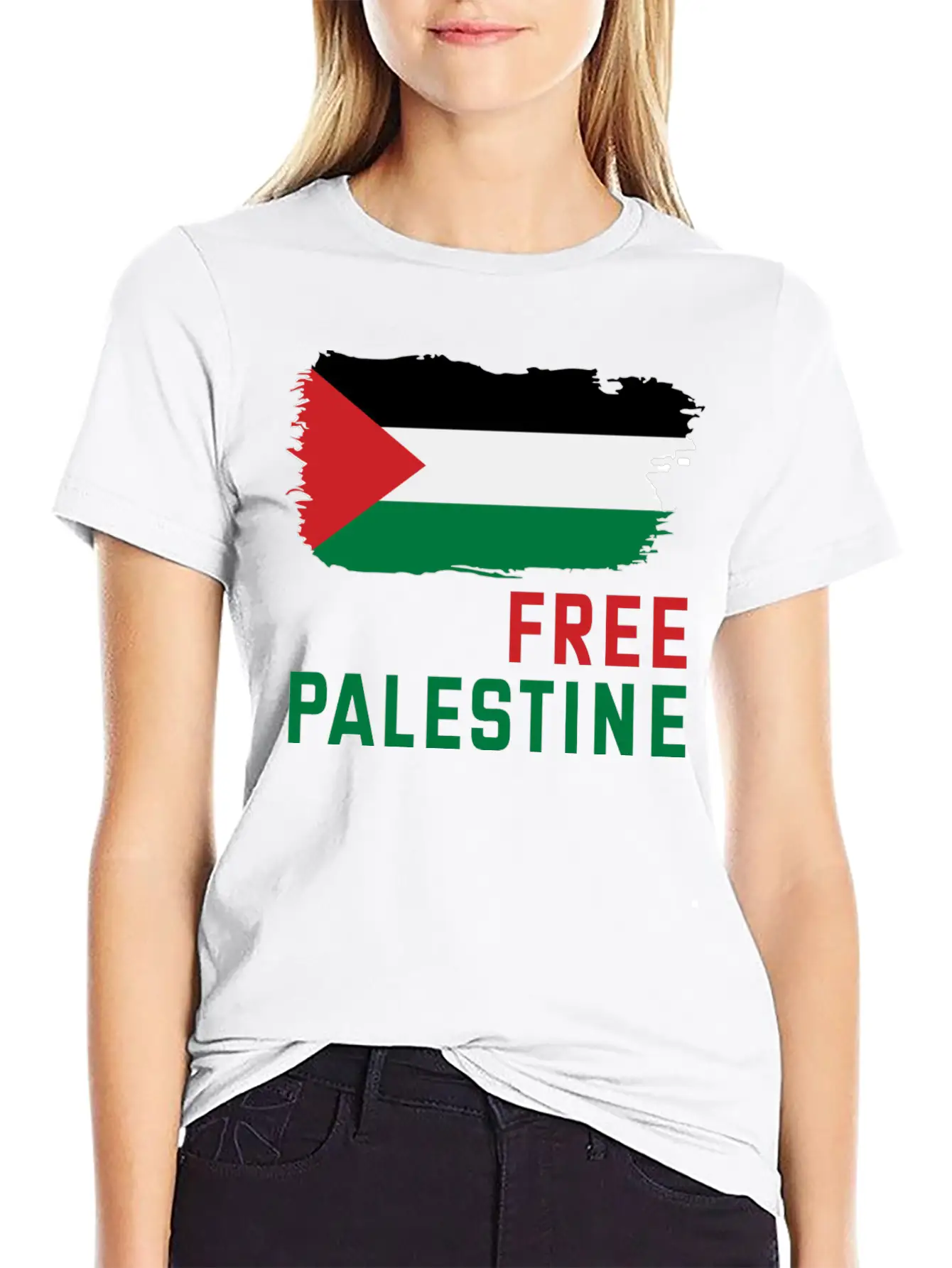 Free Palestine Unisex Short Sleeve Soft Cotton T-Shirt – Casual Everyday Wear