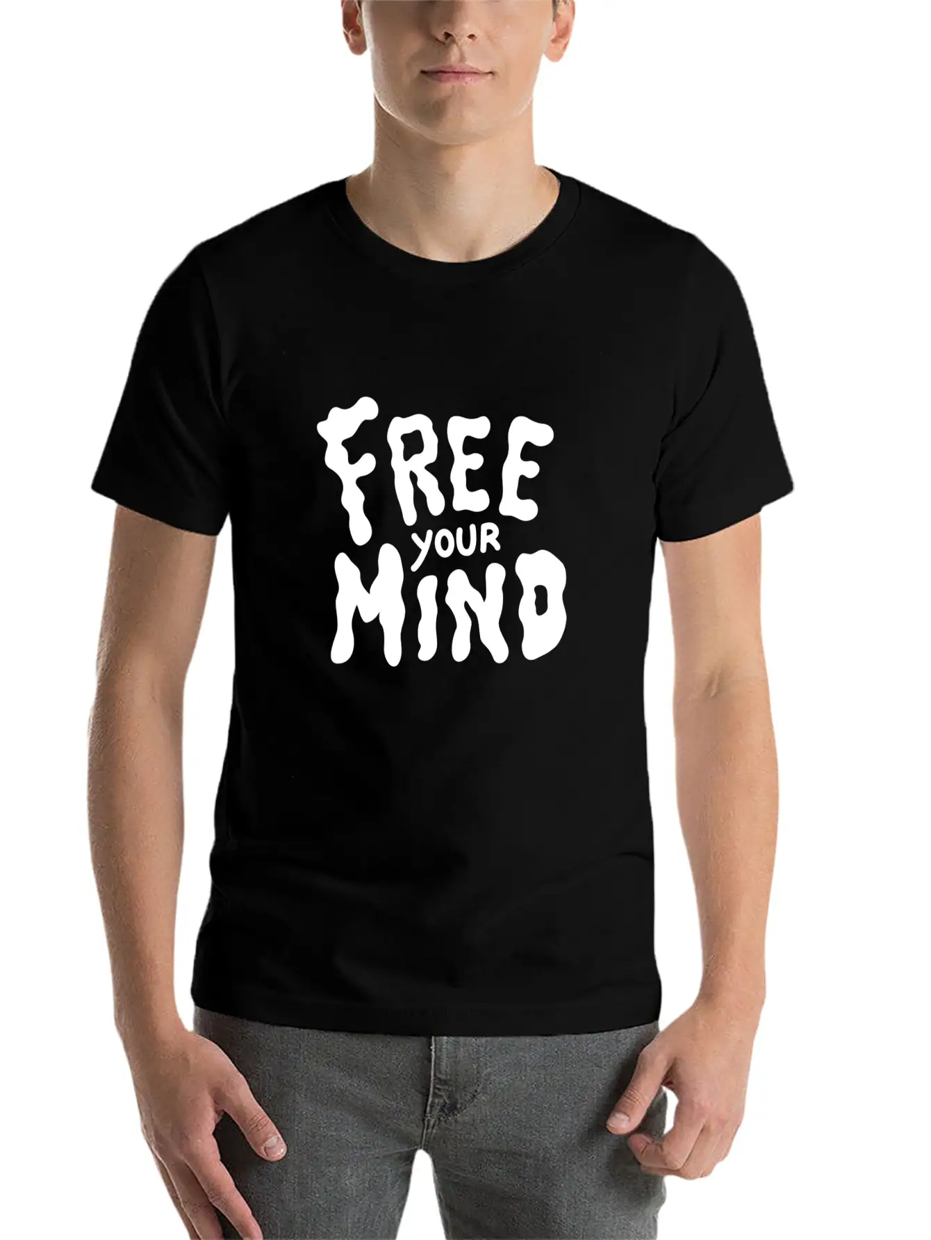 Free Your Mind Stylish Everyday T-Shirt – Unisex Basic Cotton Tee