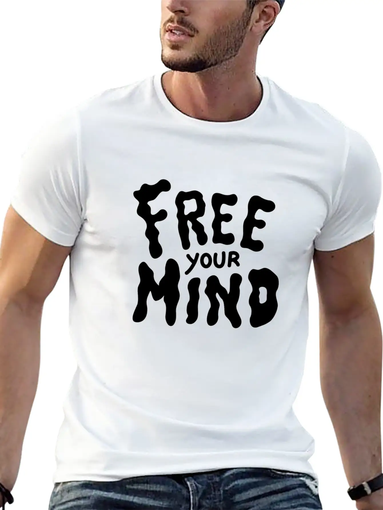 Free Your Mind Stylish Everyday T-Shirt – Unisex Basic Cotton Tee