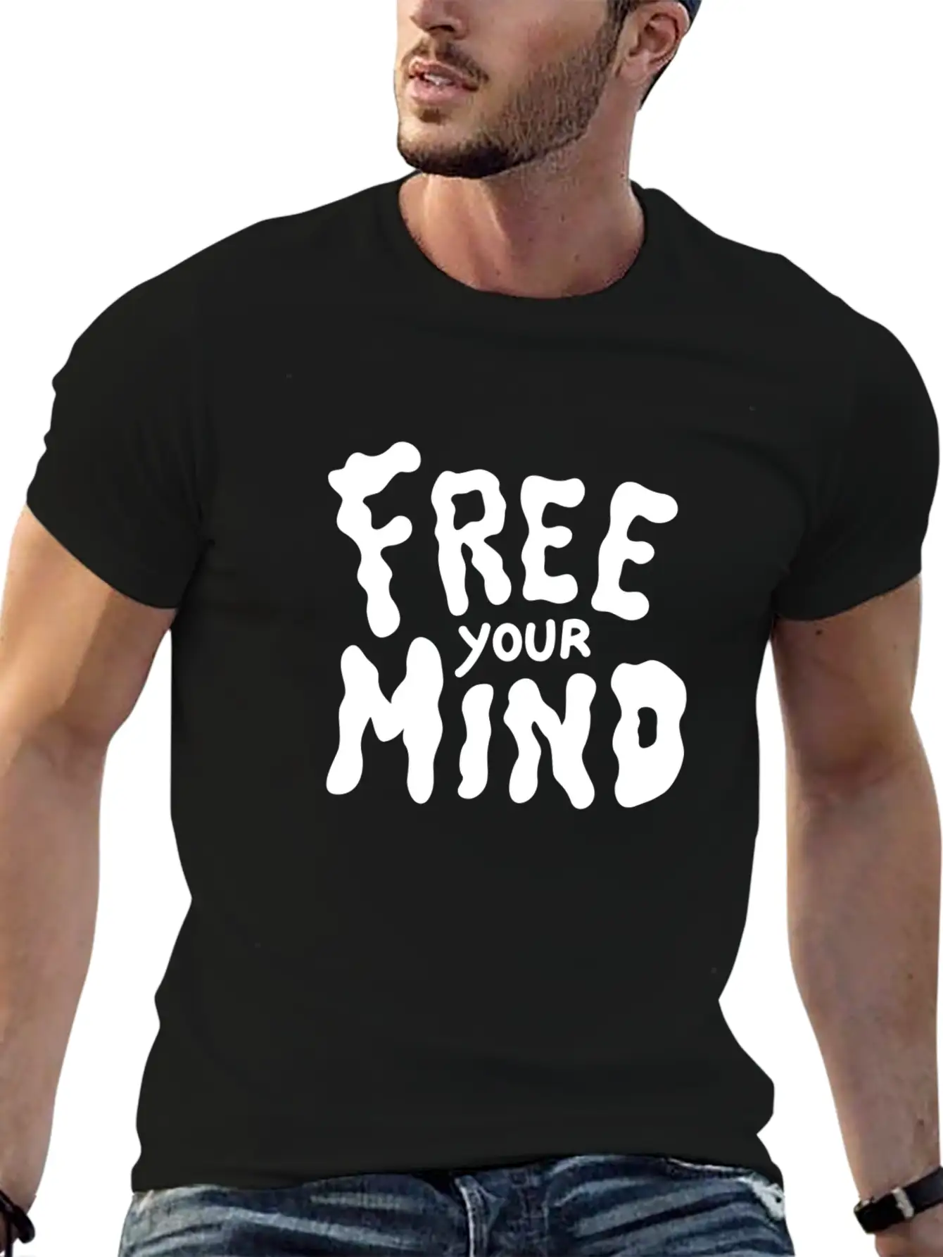 Free Your Mind Stylish Everyday T-Shirt – Unisex Basic Cotton Tee