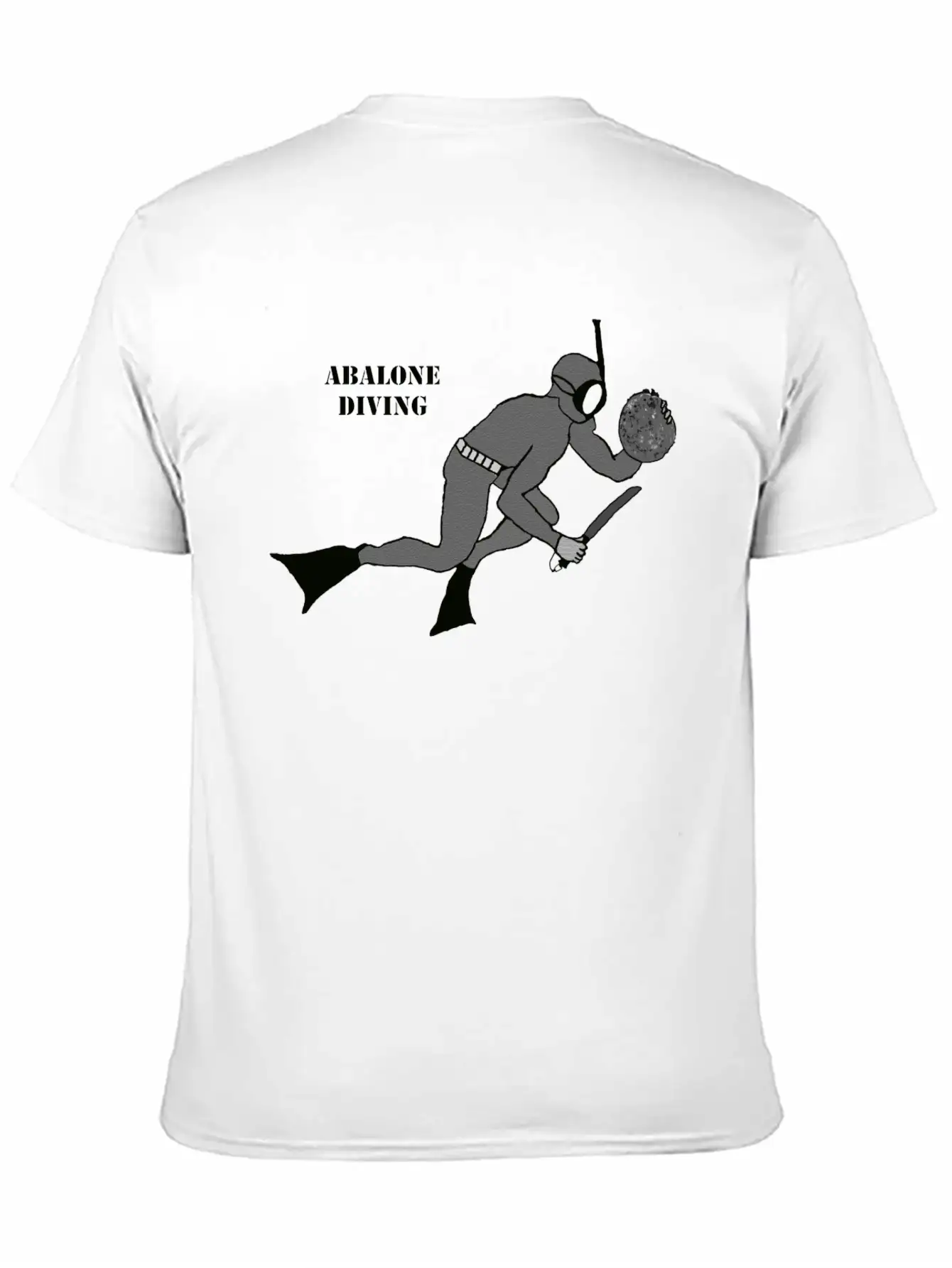 Freediving Breath Hold Trophy Abalone Diver URM Essential Unisex Summer Tee – Soft Cotton Casual Fit