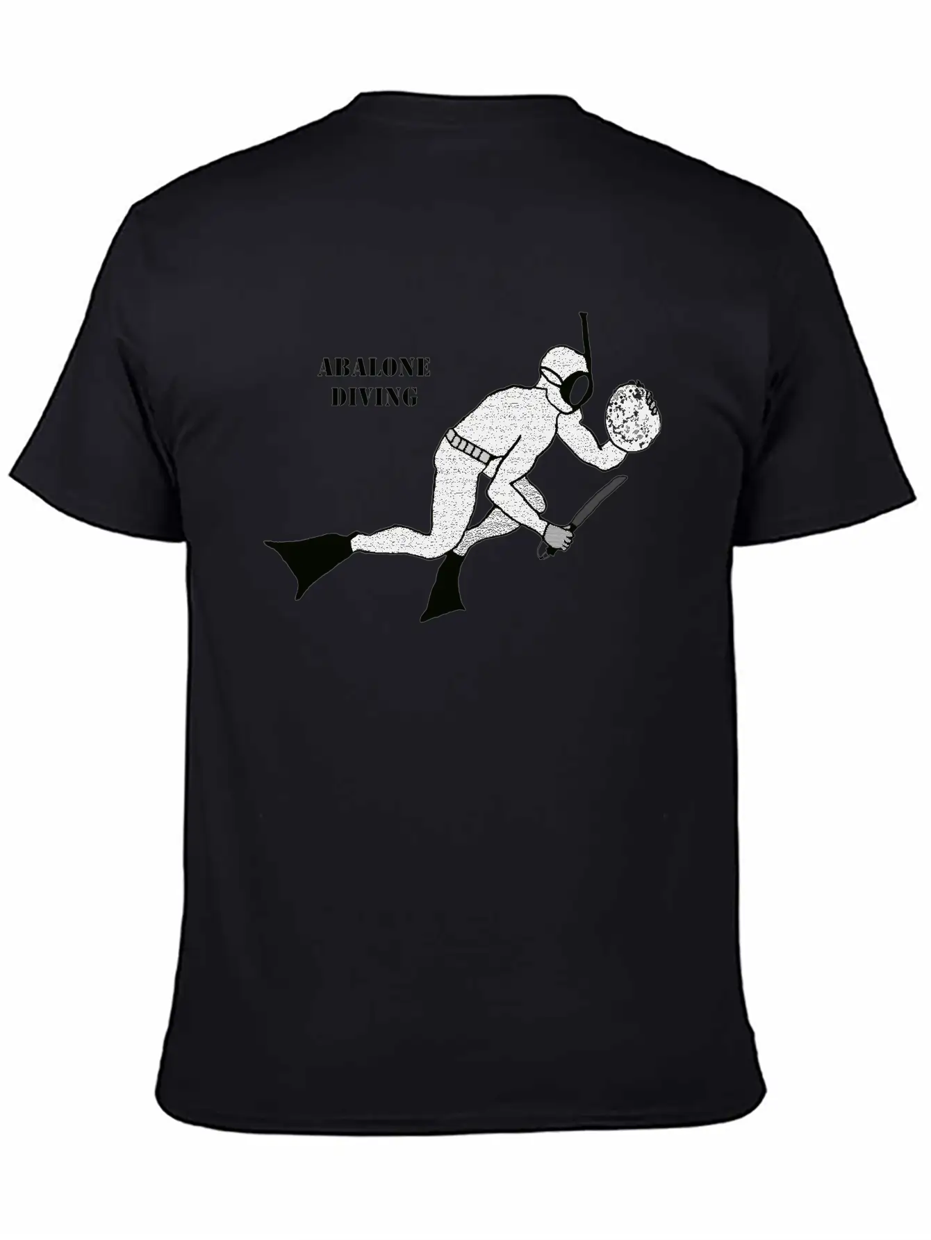 Freediving Breath Hold Trophy Abalone Diver URM Essential Unisex Summer Tee – Soft Cotton Casual Fit