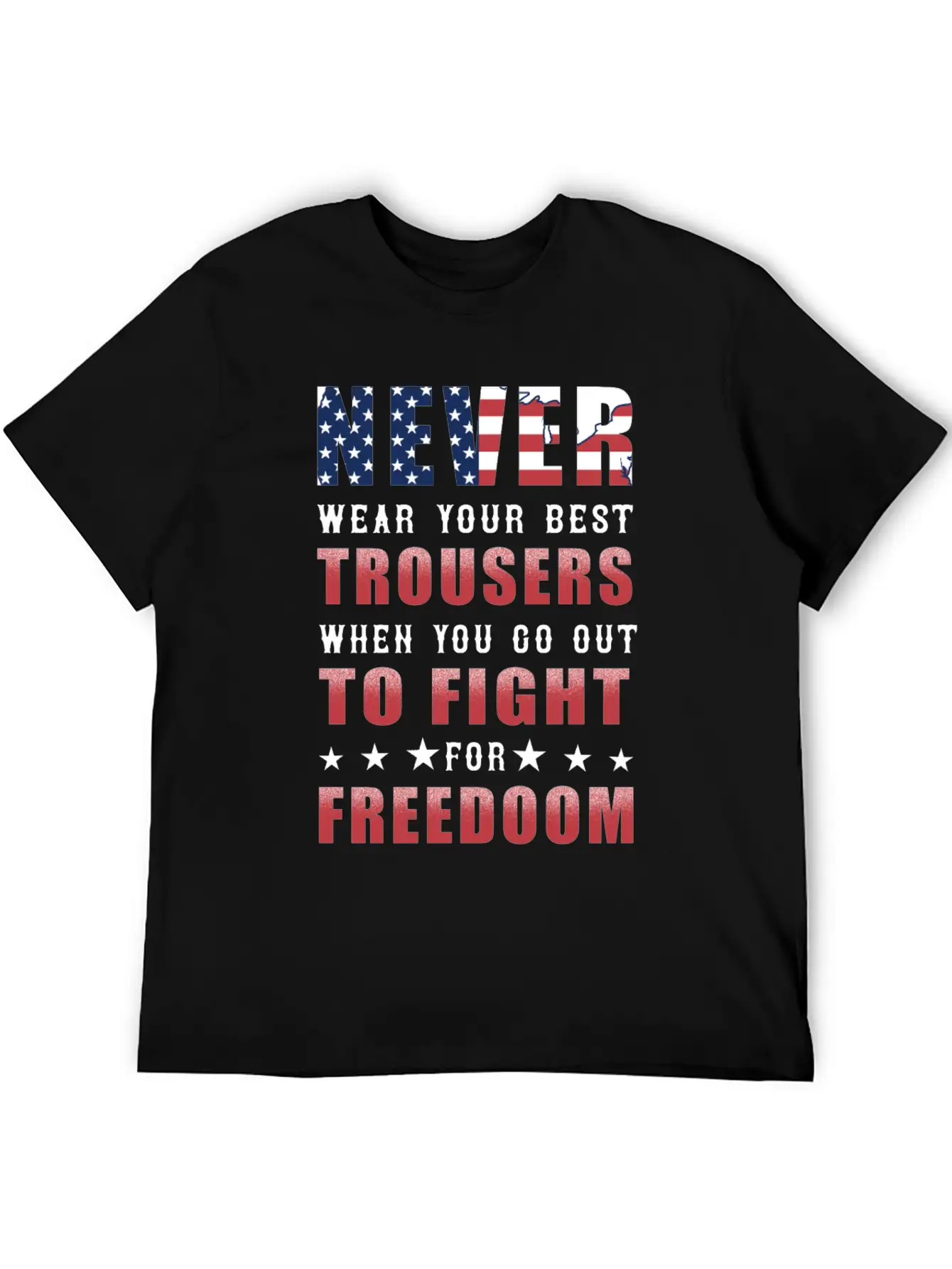 Freedom America Independence Pride Unisex Short Sleeve Soft Cotton T-Shirt – Casual Everyday Wear