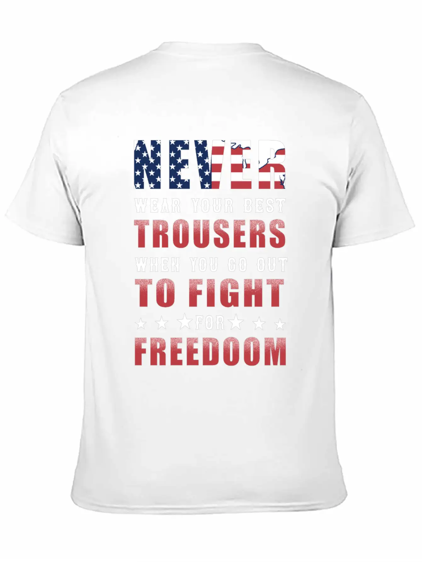 Freedom America Independence Pride Unisex Short Sleeve Soft Cotton T-Shirt – Casual Everyday Wear