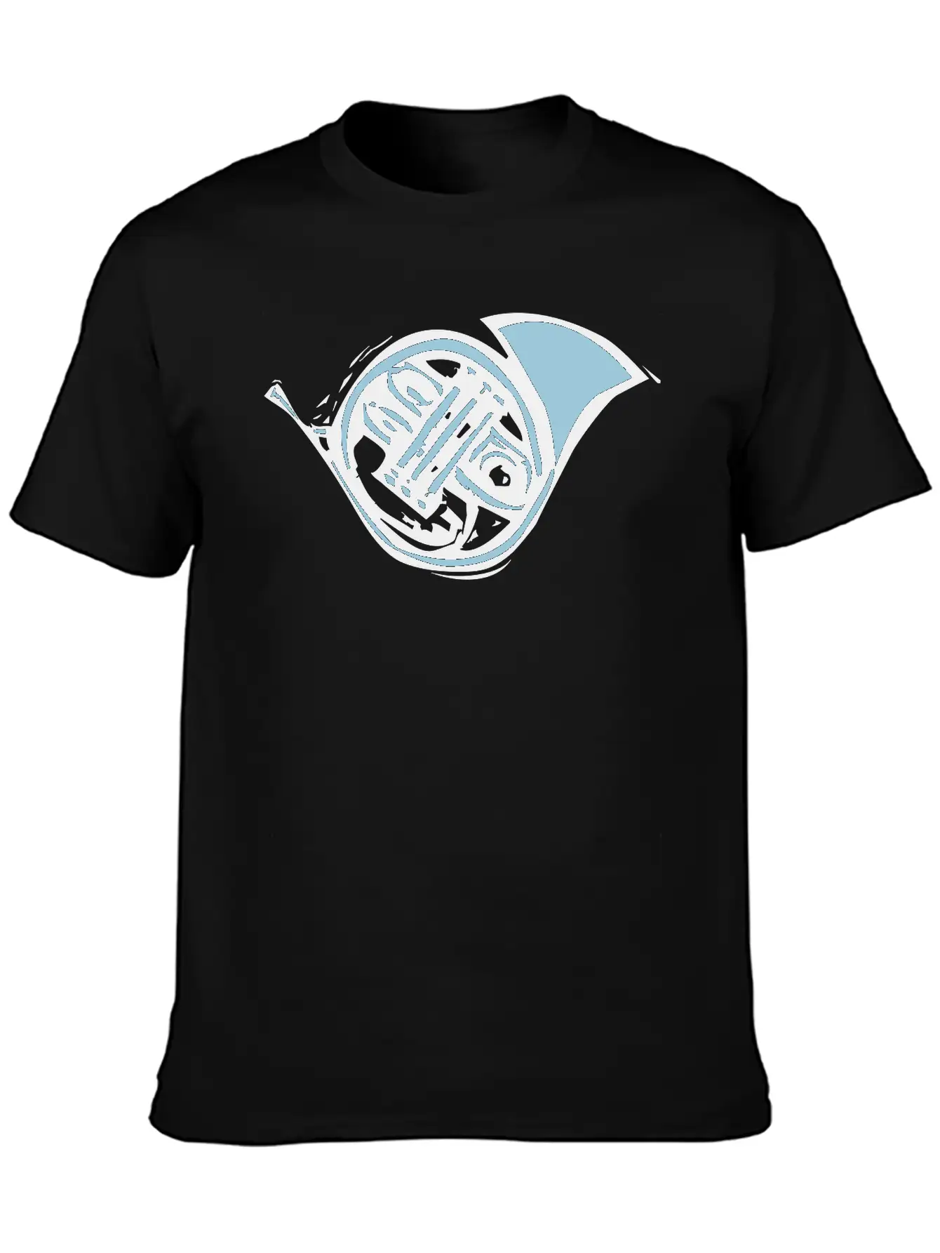 French Horn Stylish Everyday T-Shirt – Unisex Basic Cotton Tee