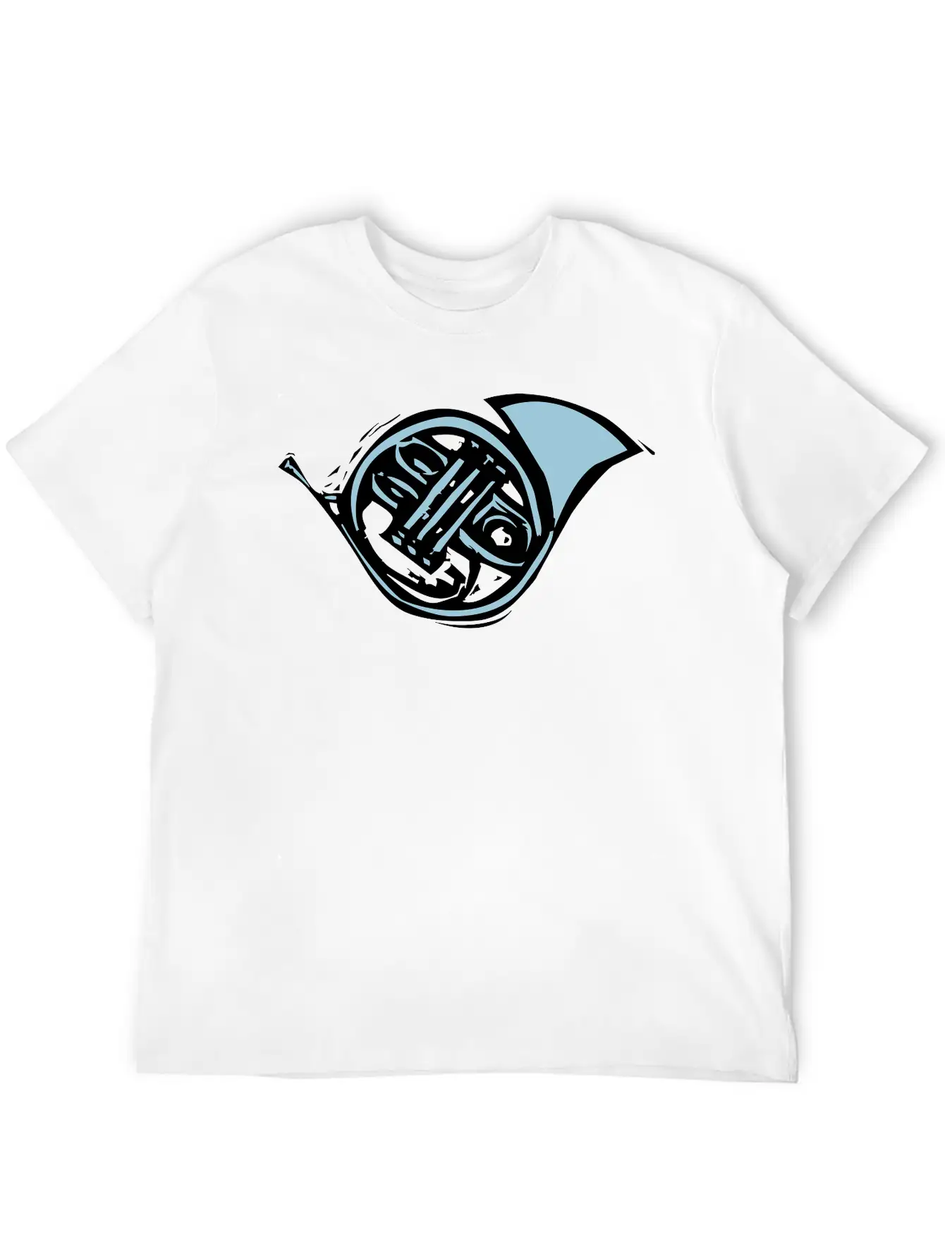 French Horn Stylish Everyday T-Shirt – Unisex Basic Cotton Tee
