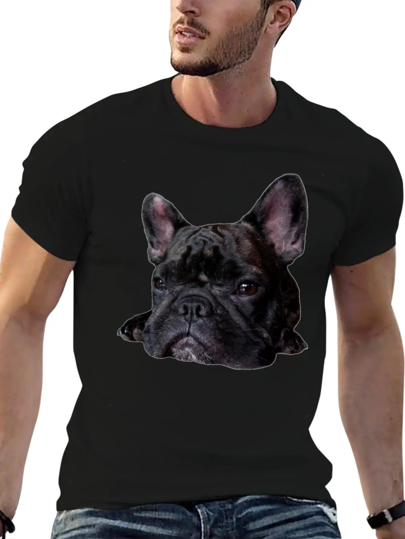 Frenchie Cuteness Unisex Casual T-Shirt – Clean Design For Daily Comfort