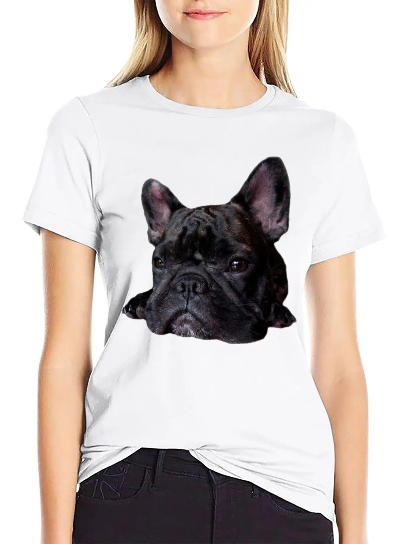 Frenchie Cuteness Unisex Casual T-Shirt – Clean Design For Daily Comfort