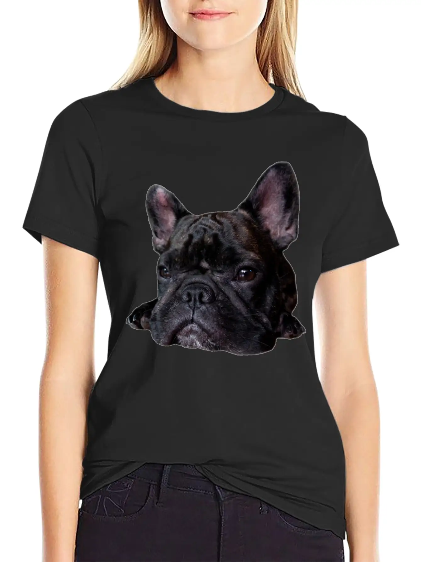Frenchie Cuteness Unisex Casual T-Shirt – Clean Design For Daily Comfort