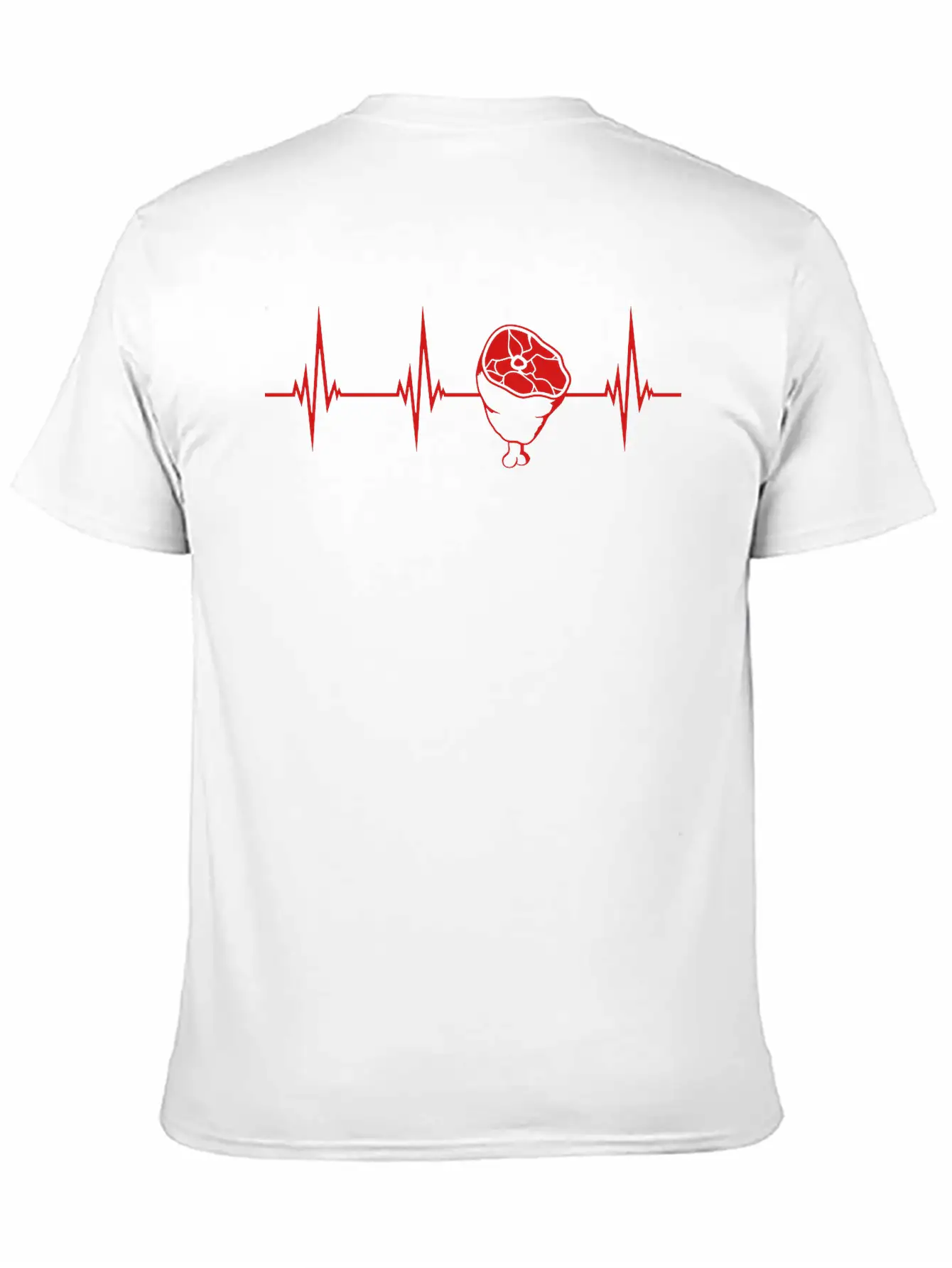 Frequency Delicious Heart Beat Pulse Meat Knuckle Essential Unisex Summer Tee – Soft Cotton Casual Fit