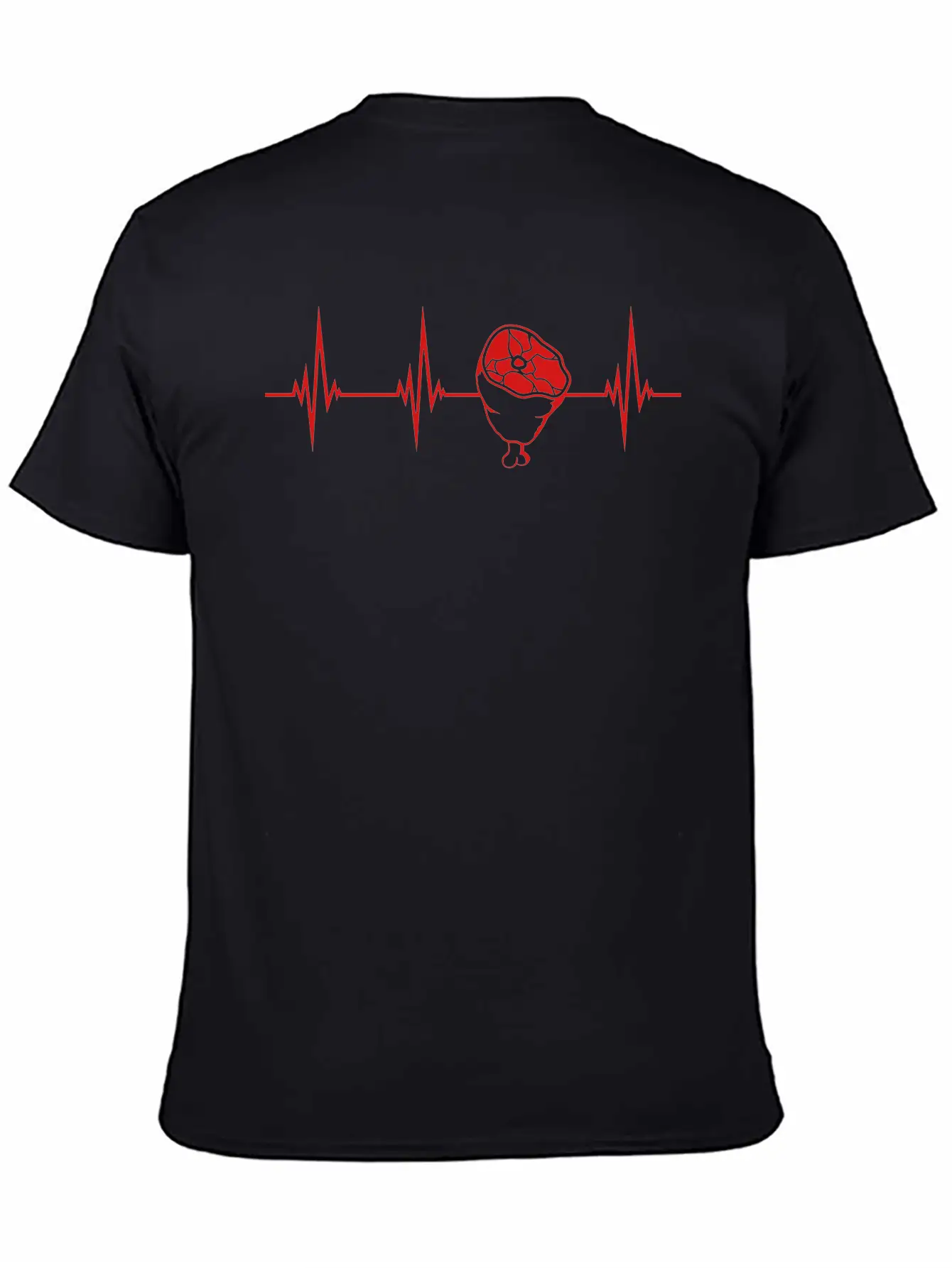 Frequency Delicious Heart Beat Pulse Meat Knuckle Essential Unisex Summer Tee – Soft Cotton Casual Fit