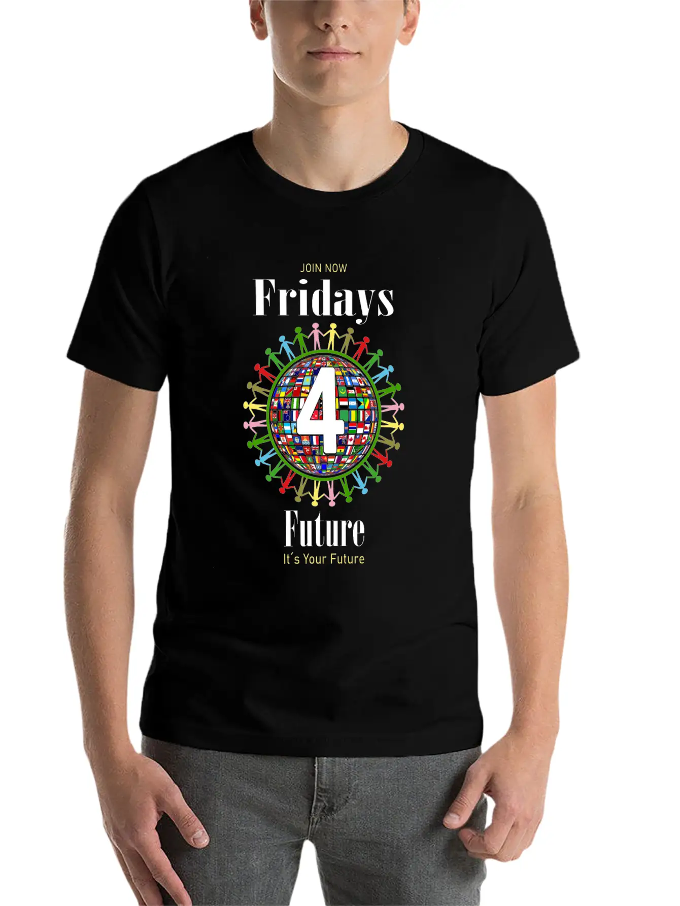 Fridays For Future Demo. Climate Strike Activist Unisex Short Sleeve Soft Cotton T-Shirt – Casual Everyday Wear