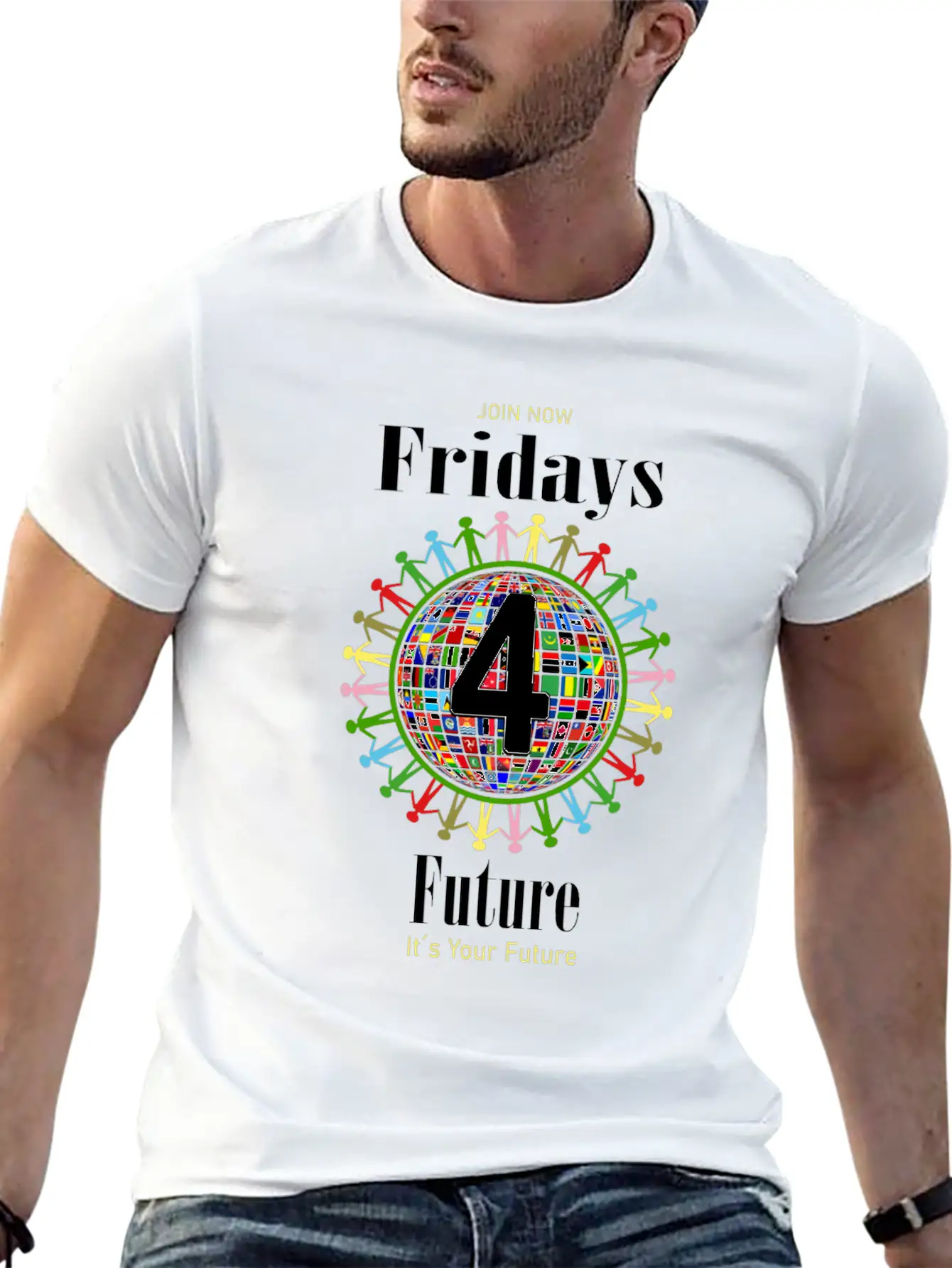 Fridays For Future Demo. Climate Strike Activist Unisex Short Sleeve Soft Cotton T-Shirt – Casual Everyday Wear