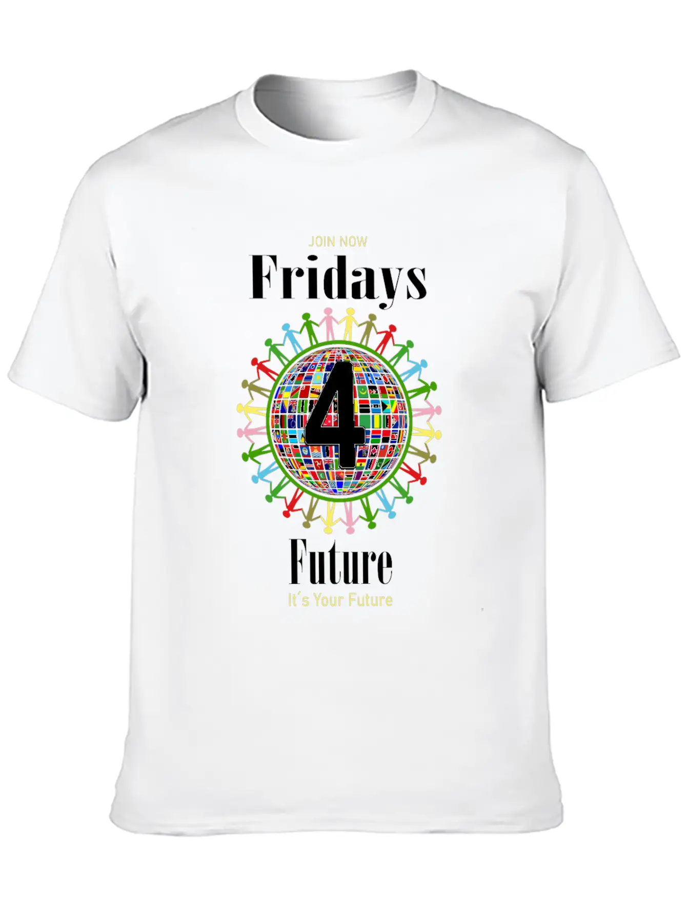 Fridays For Future Demo. Climate Strike Activist Unisex Short Sleeve Soft Cotton T-Shirt – Casual Everyday Wear