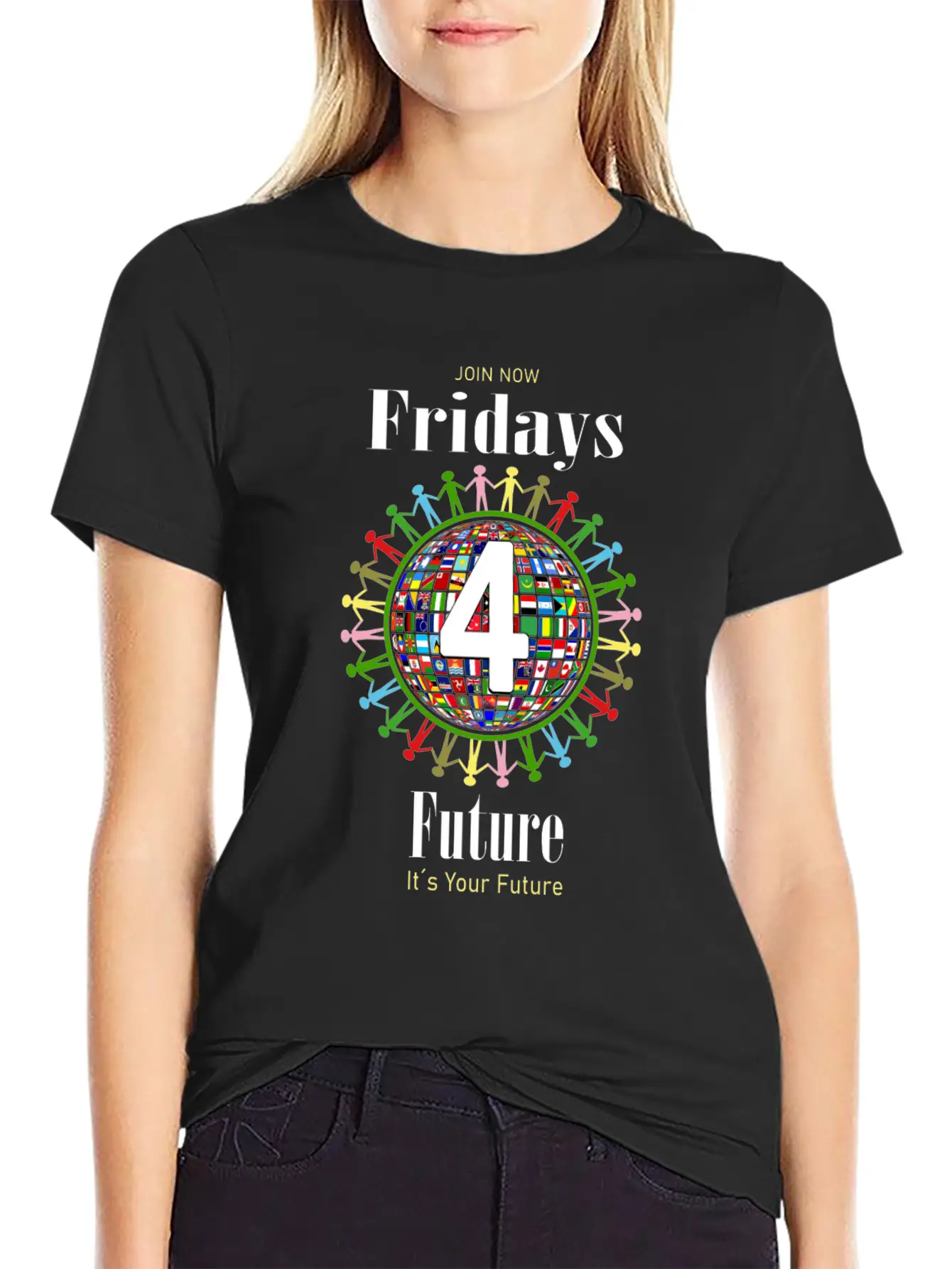 Fridays For Future Demo. Climate Strike Activist Unisex Short Sleeve Soft Cotton T-Shirt – Casual Everyday Wear