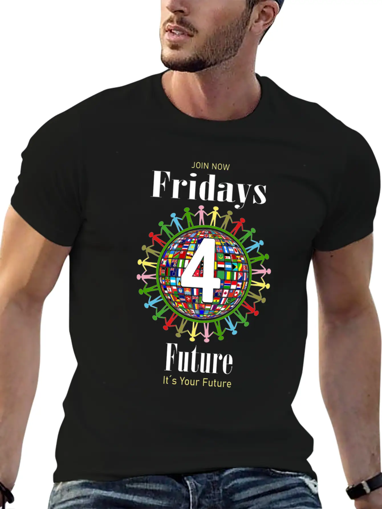 Fridays For Future Demo. Climate Strike Activist Unisex Short Sleeve Soft Cotton T-Shirt – Casual Everyday Wear
