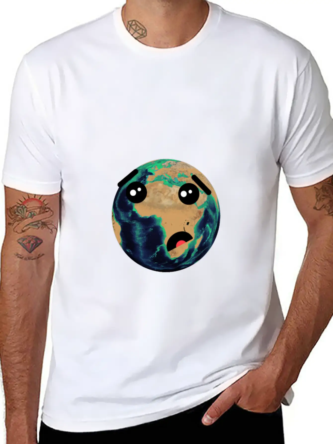 Frightened Planet Stylish Everyday T-Shirt – Unisex Basic Cotton Tee