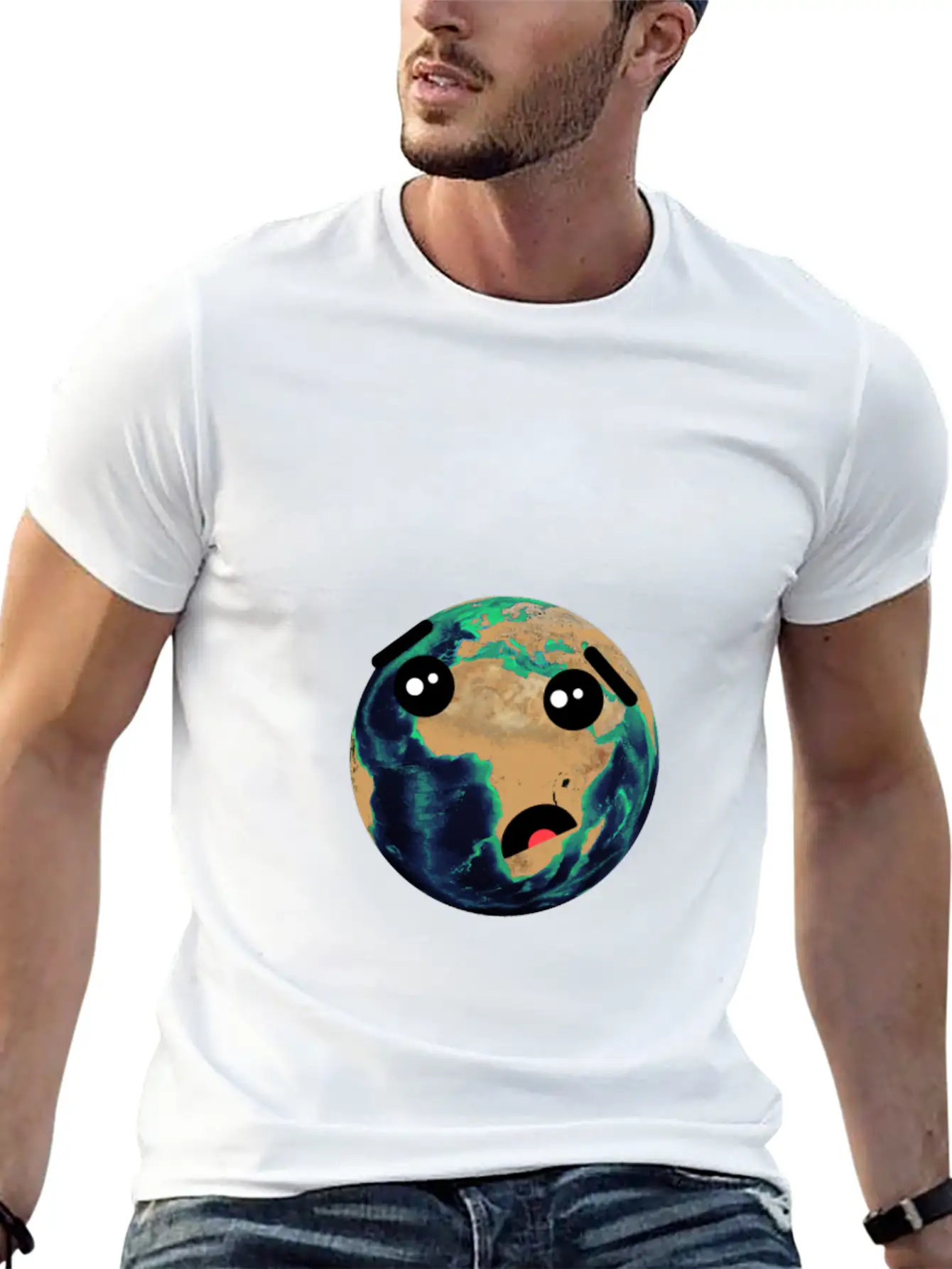 Frightened Planet Stylish Everyday T-Shirt – Unisex Basic Cotton Tee